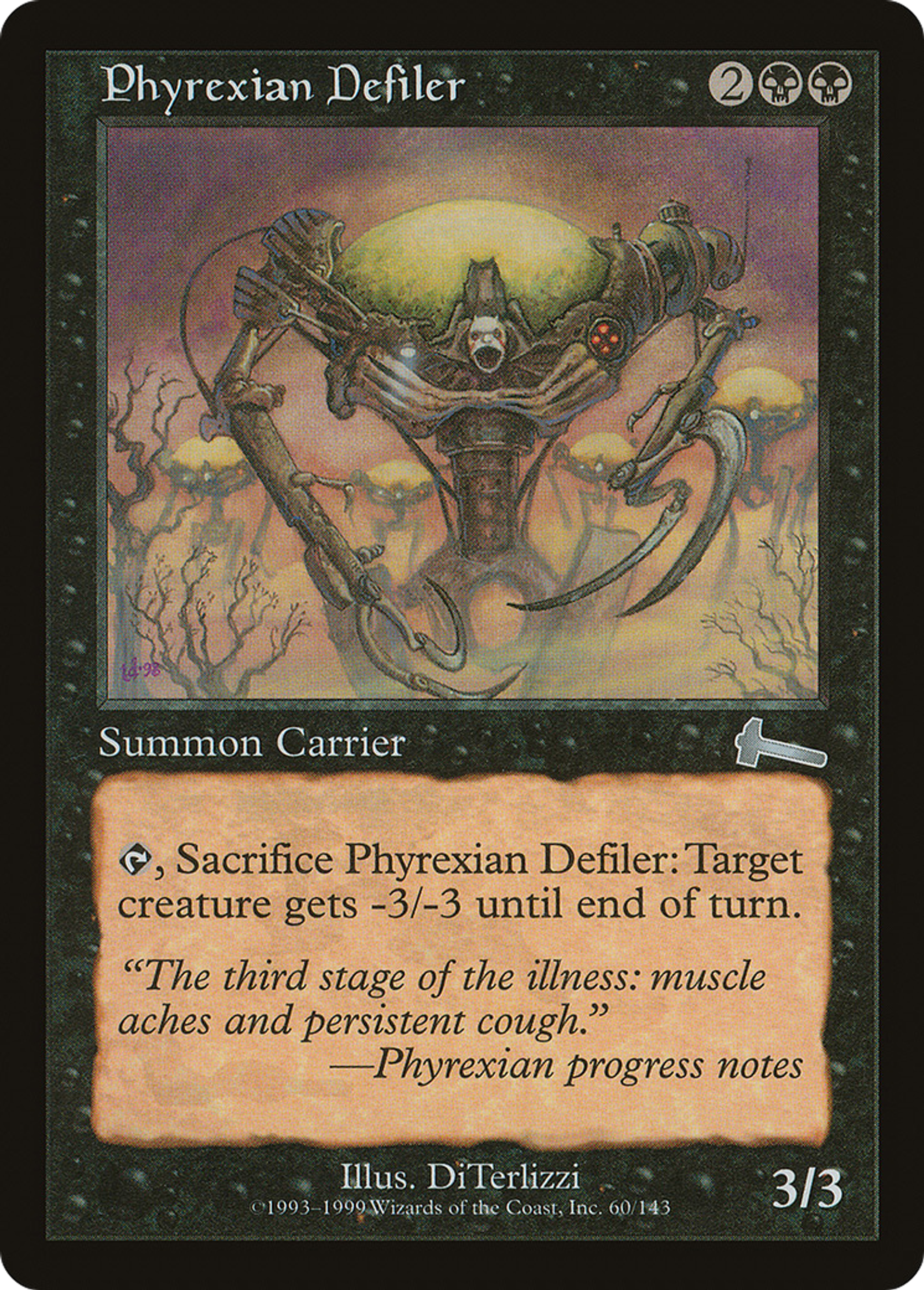 Contaminateur phyrexian — Urza's Legacy — Magic: The Gathering