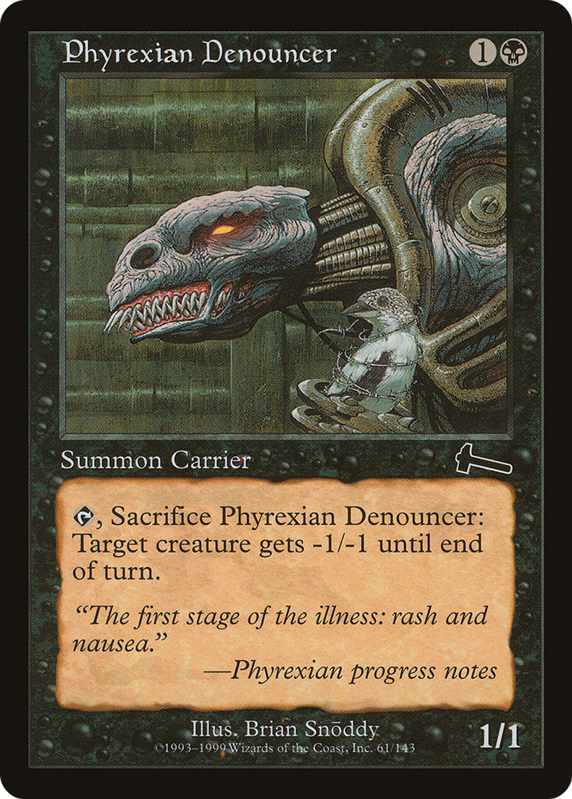 Sycophante phyrexian — Urza's Legacy — Magic: The Gathering