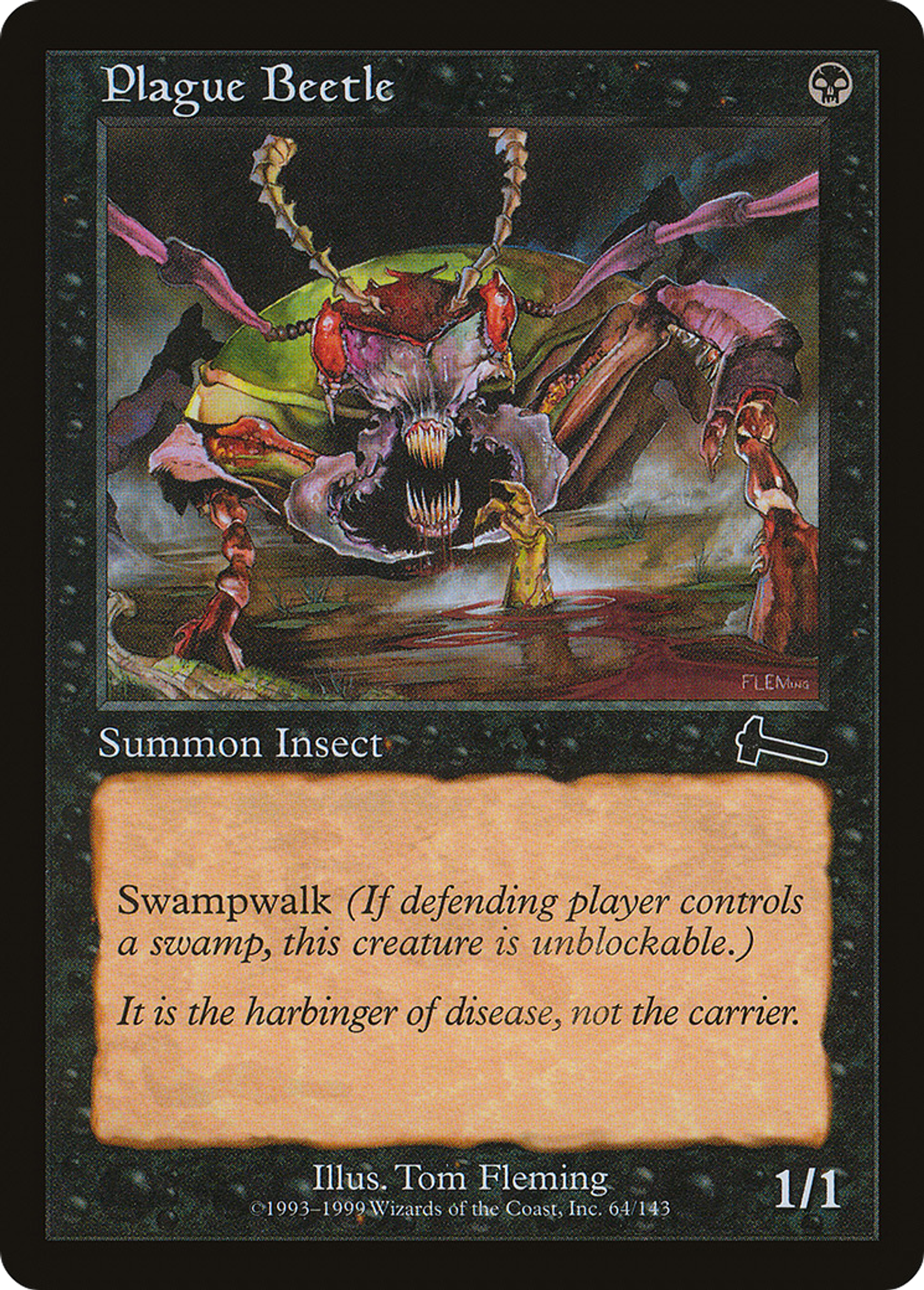 Plague Beetle — Urza's Legacy — Magic: The Gathering