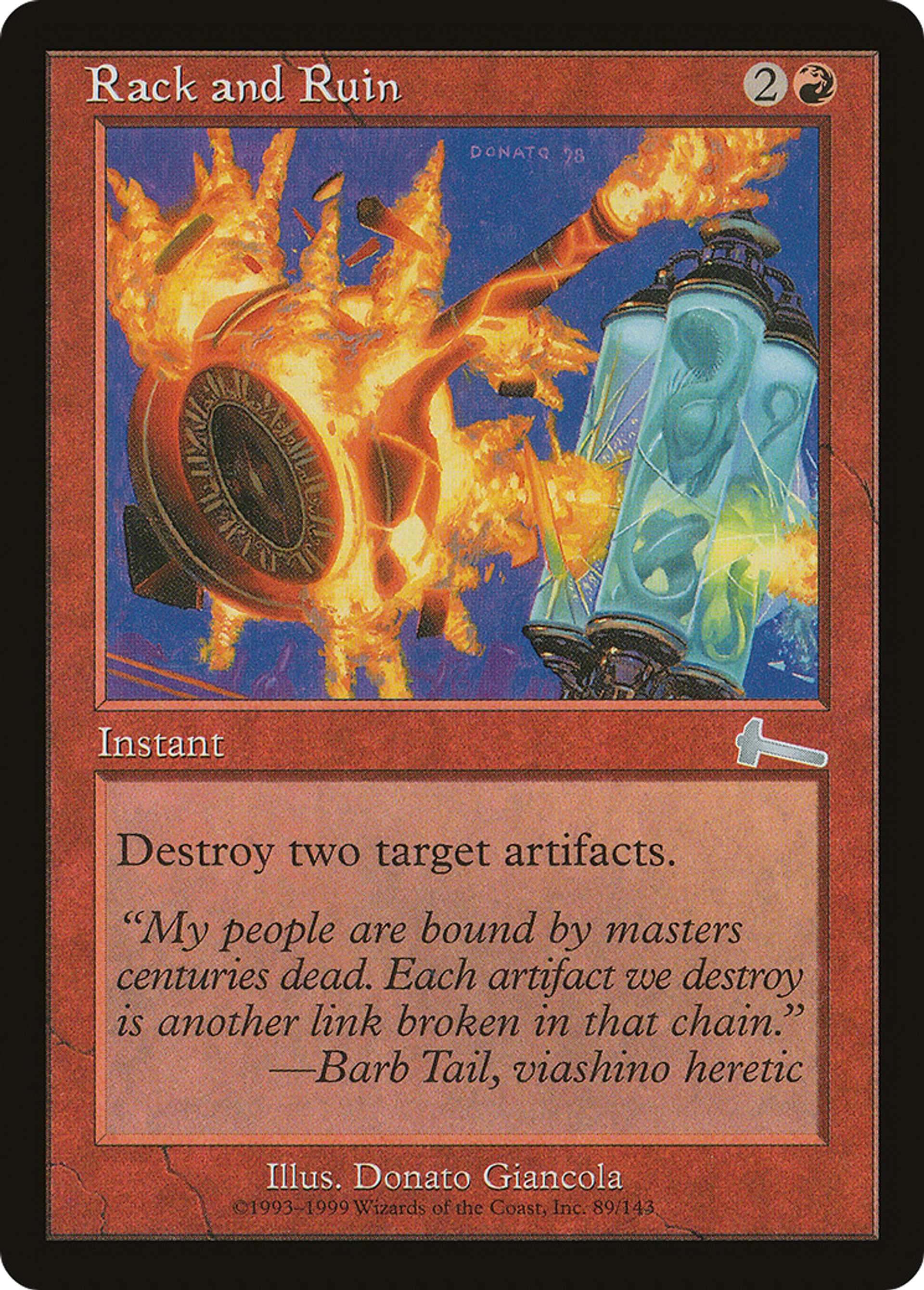 Perte et fracas — Urza's Legacy — Magic: The Gathering