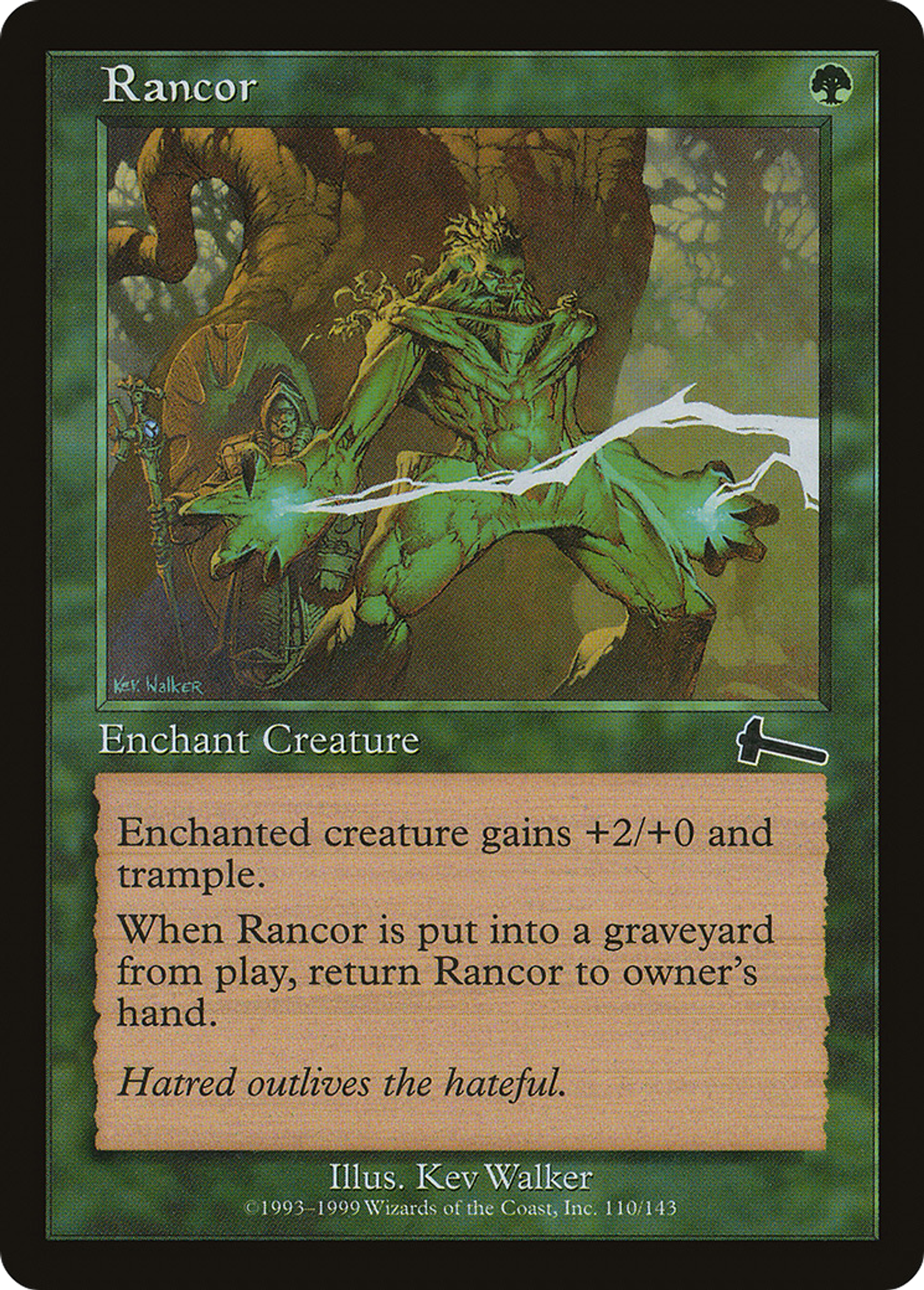 Rancor — Urza's Legacy — Magic: The Gathering