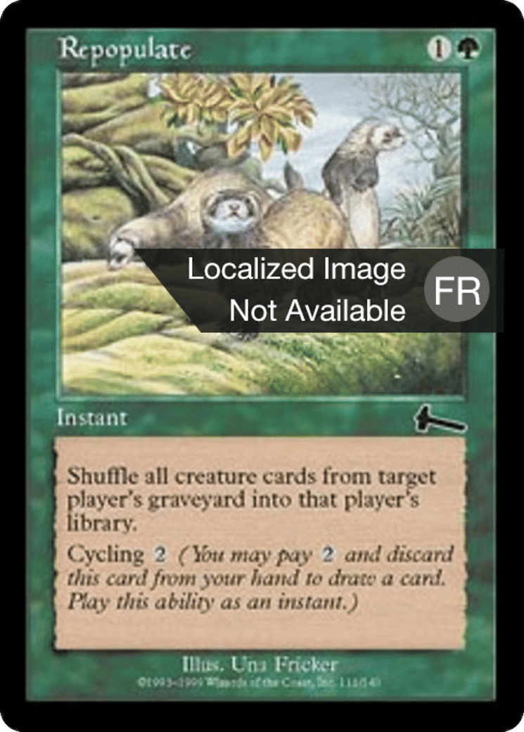 Repopulation — Urza's Legacy — Magic: The Gathering