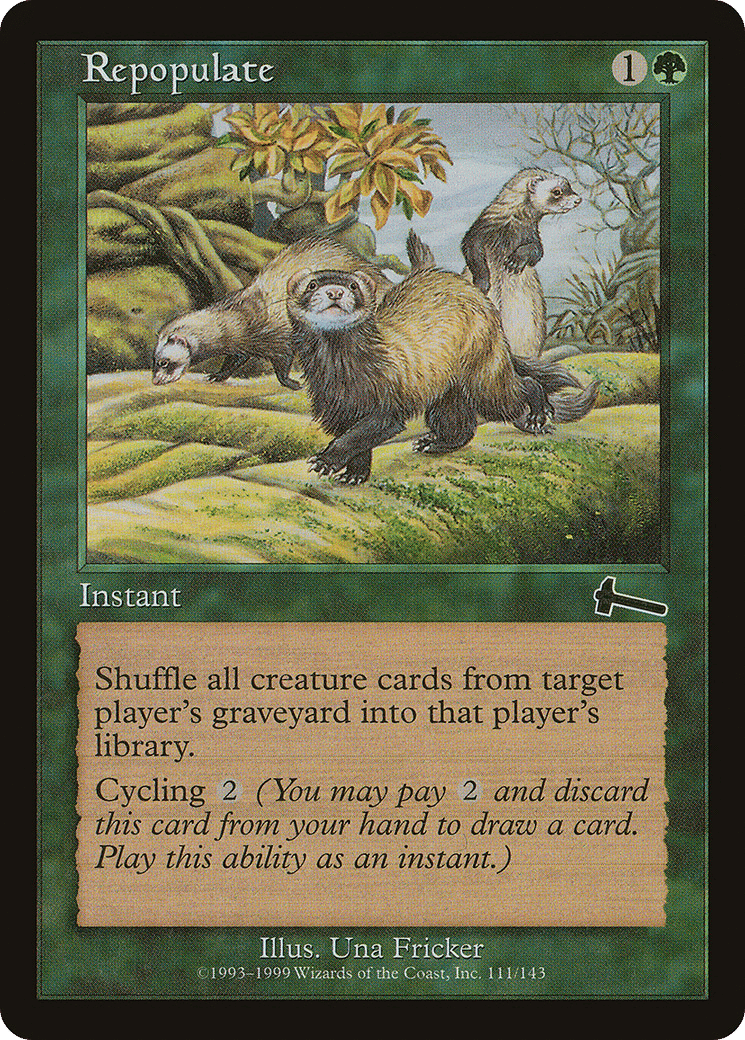 Repopulate — Urza's Legacy — Magic: The Gathering