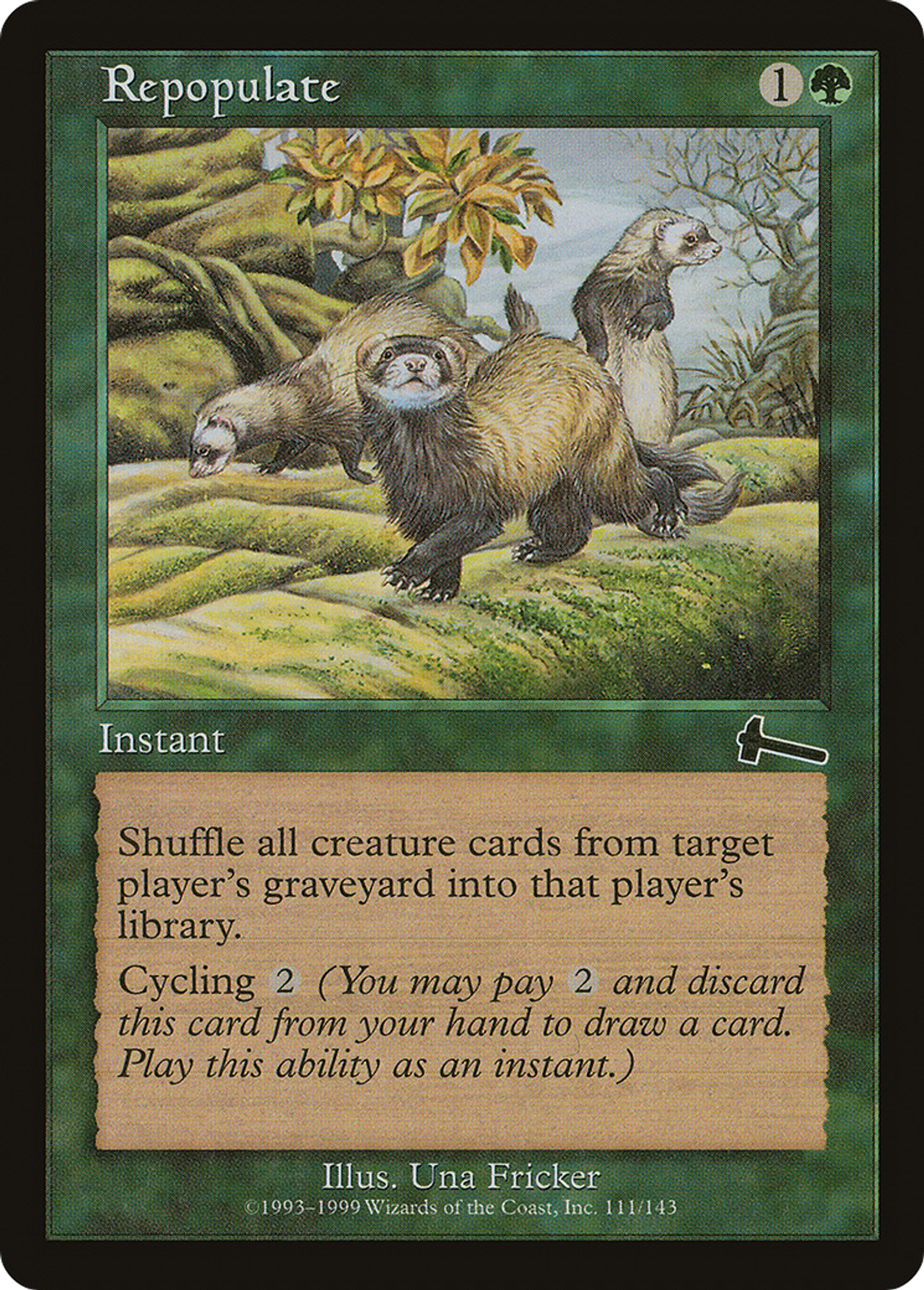 Repopulate — Urza's Legacy — Magic: The Gathering