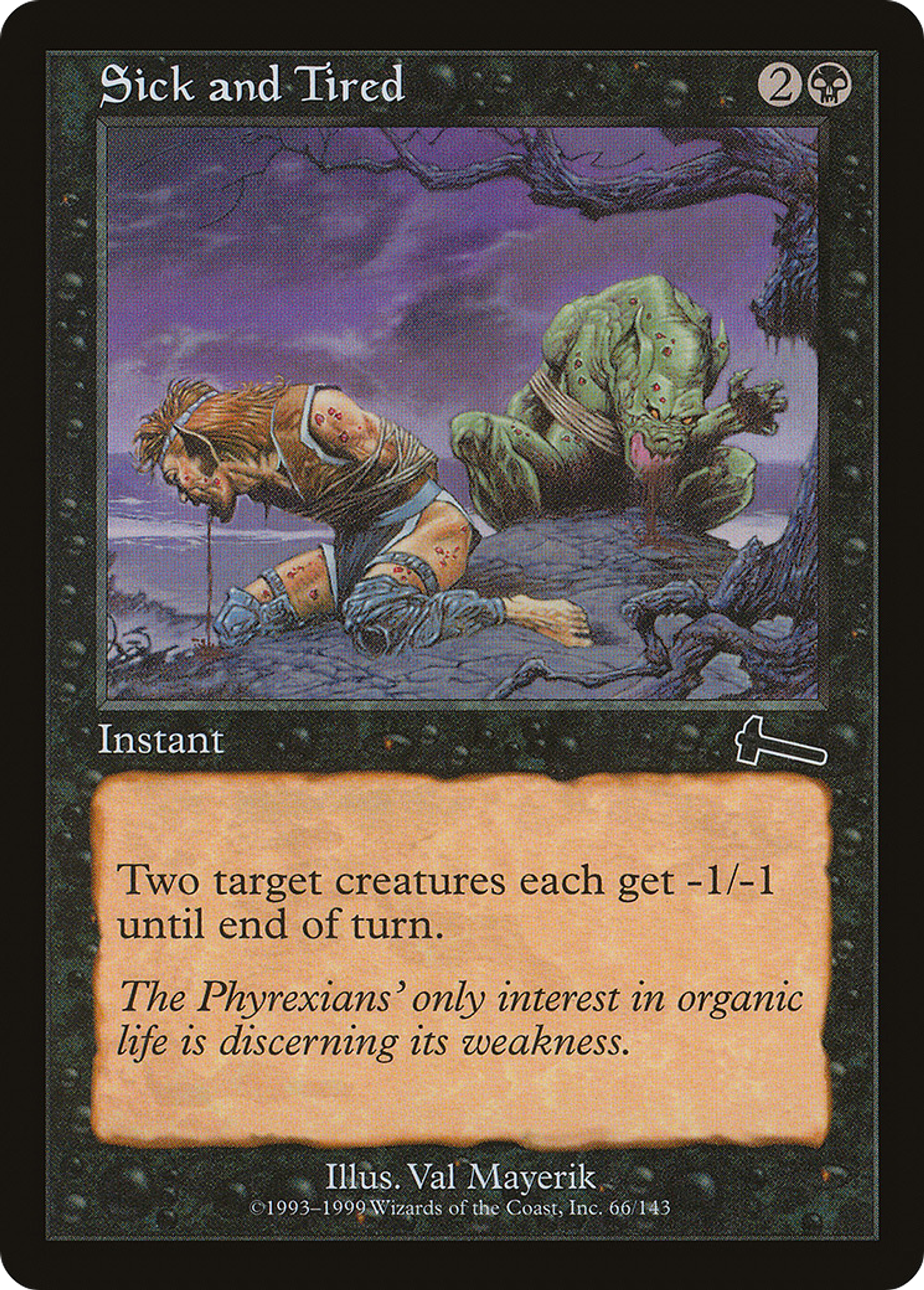 Malade et fatigué — Urza's Legacy — Magic: The Gathering