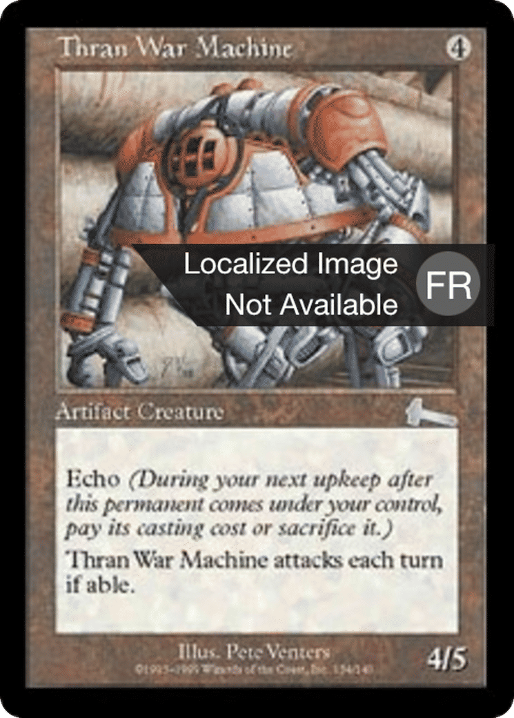 Machine de guerre thran — Urza's Legacy — Magic: The Gathering