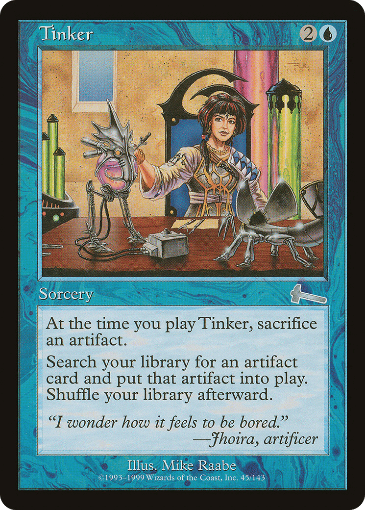 Tinker — Urza's Legacy — Magic: The Gathering