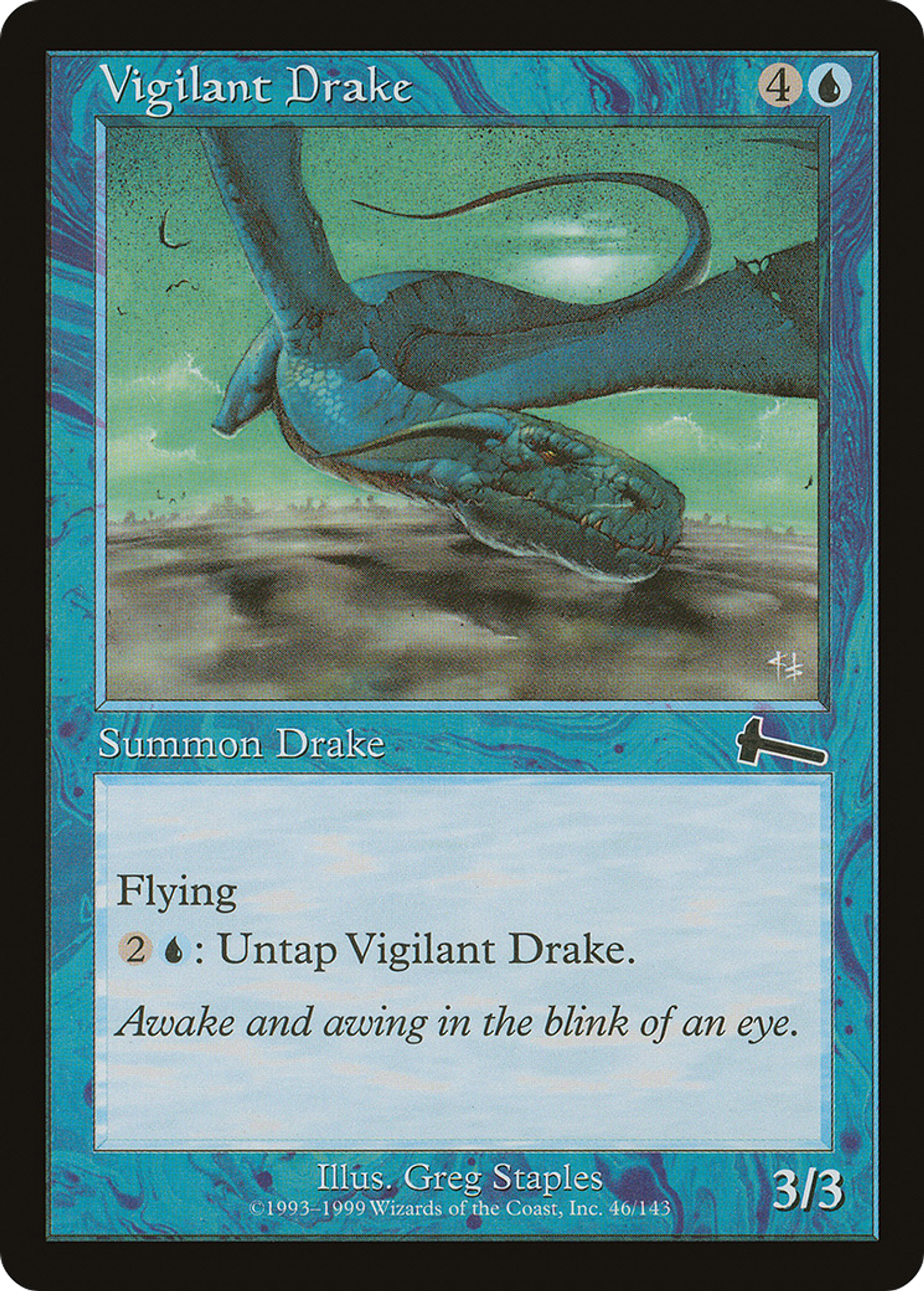 Drakôn vigilant — Urza's Legacy — Magic: The Gathering