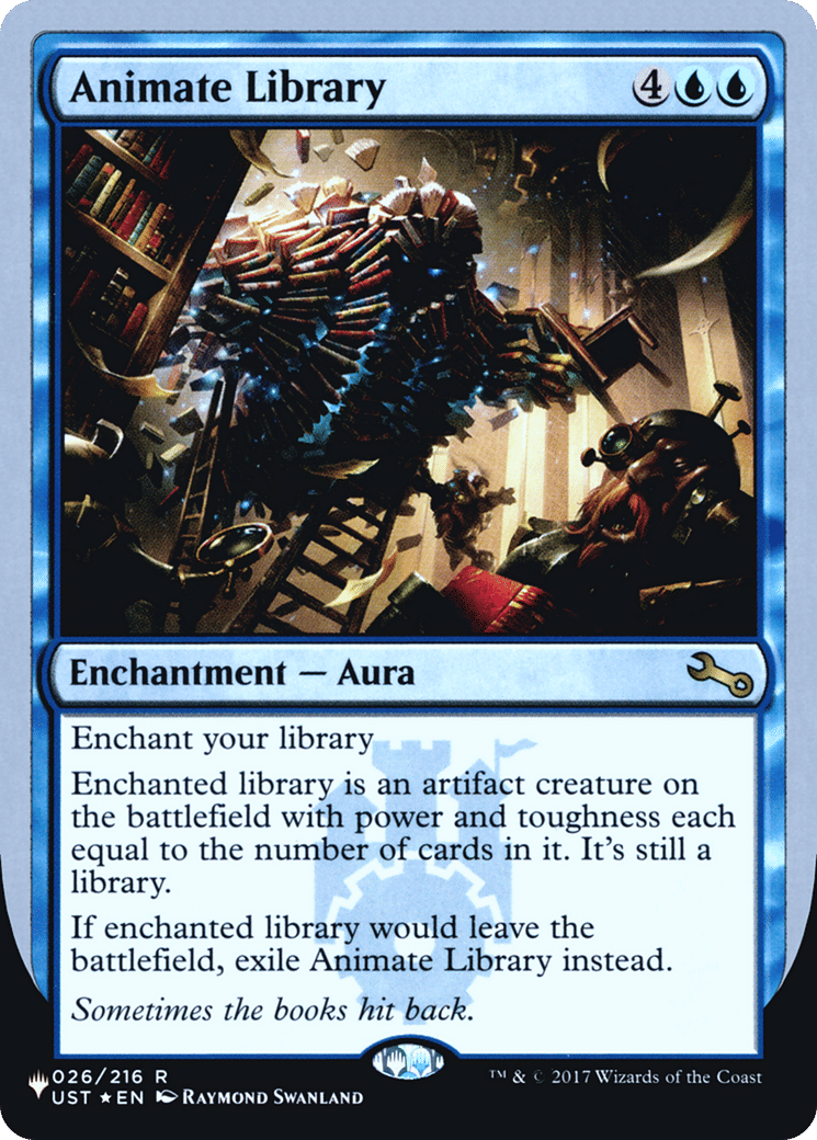 Animate Library — The List (Unfinity Foil Edition) — Magic: The Gathering