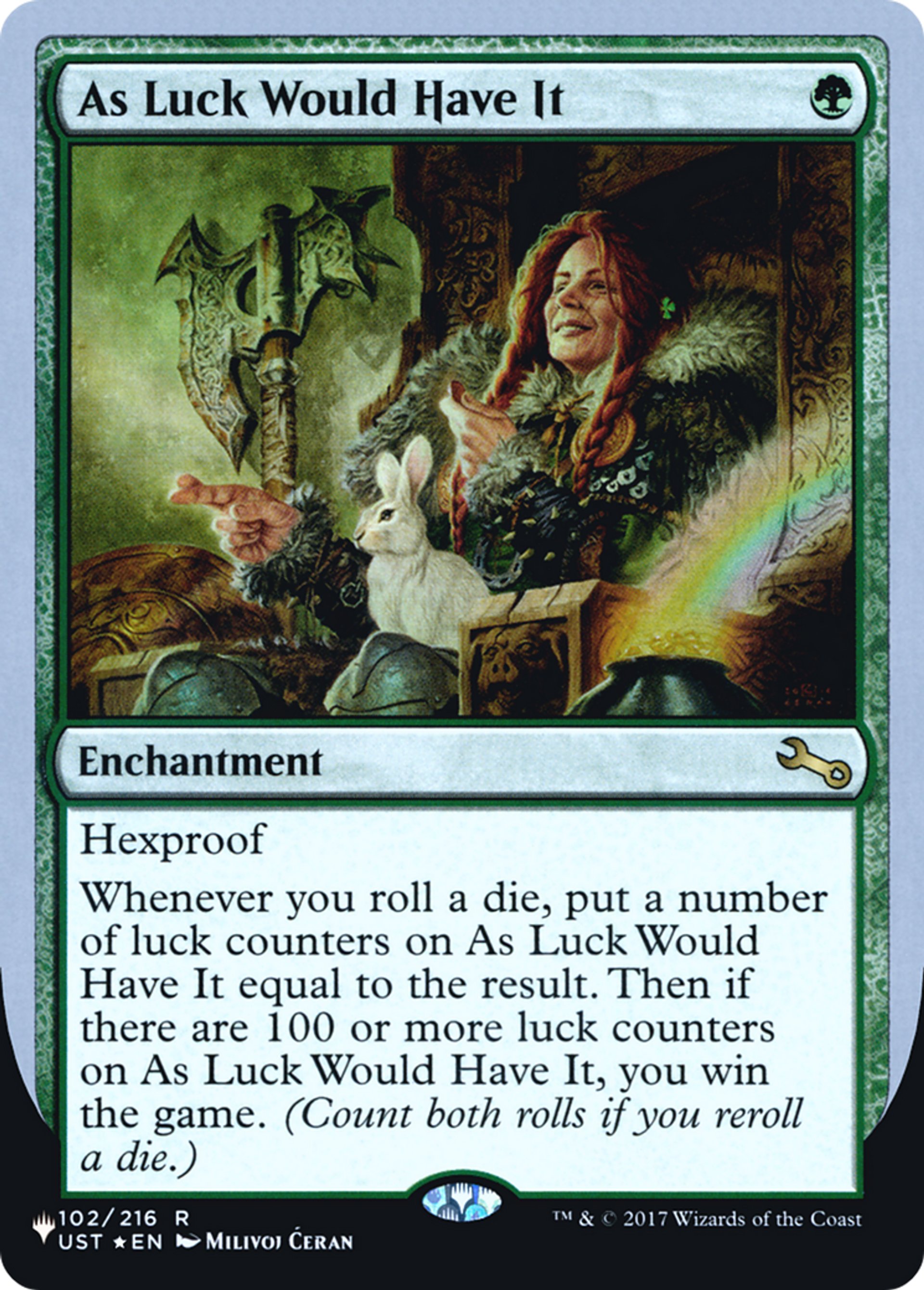 As Luck Would Have It — The List (Unfinity Foil Edition) — Magic: The Gathering