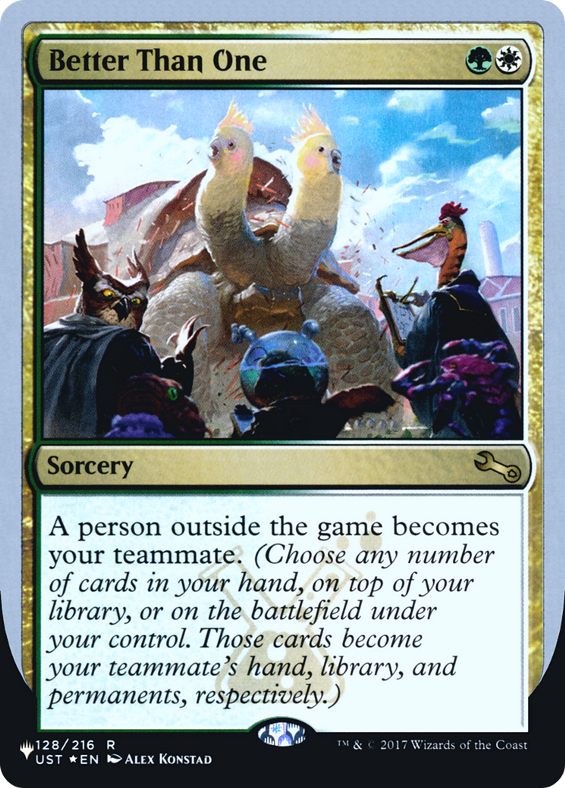 Better Than One — The List (Unfinity Foil Edition) — Magic: The Gathering