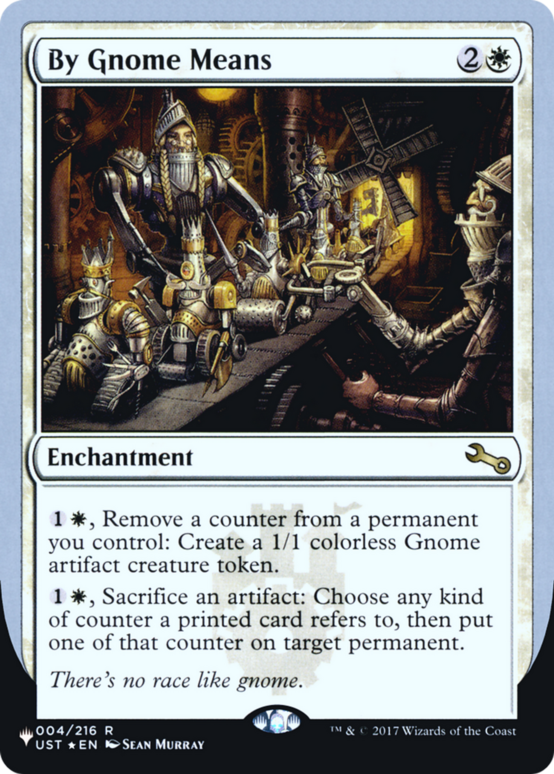 By Gnome Means — The List (Unfinity Foil Edition) — Magic: The Gathering
