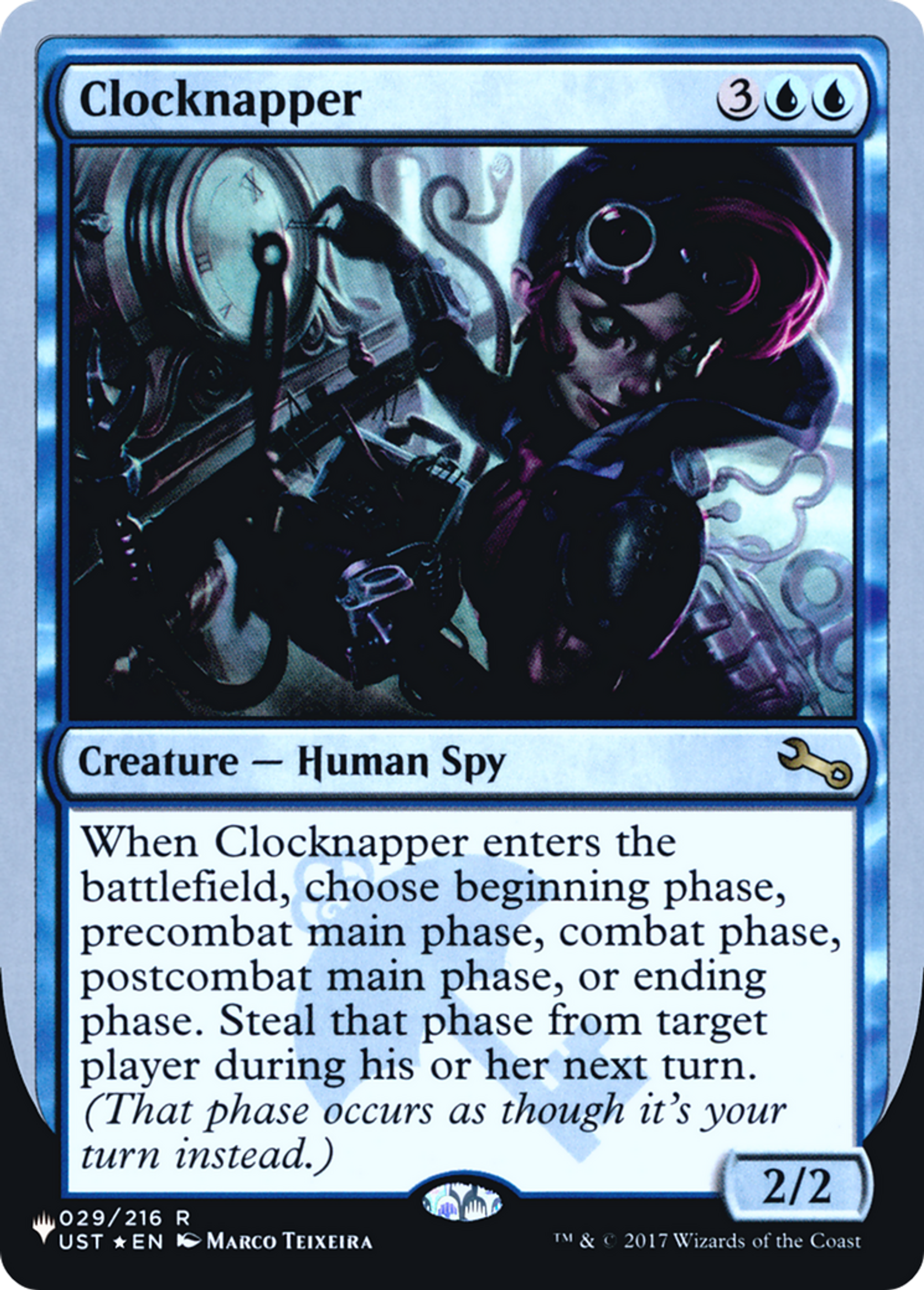 Clocknapper — The List (Unfinity Foil Edition) — Magic: The Gathering