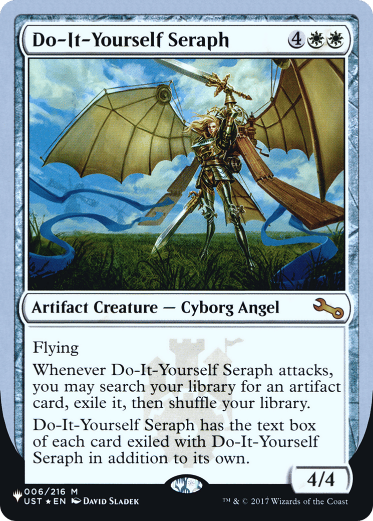 Do-It-Yourself Seraph — The List (Unfinity Foil Edition) — Magic: The Gathering