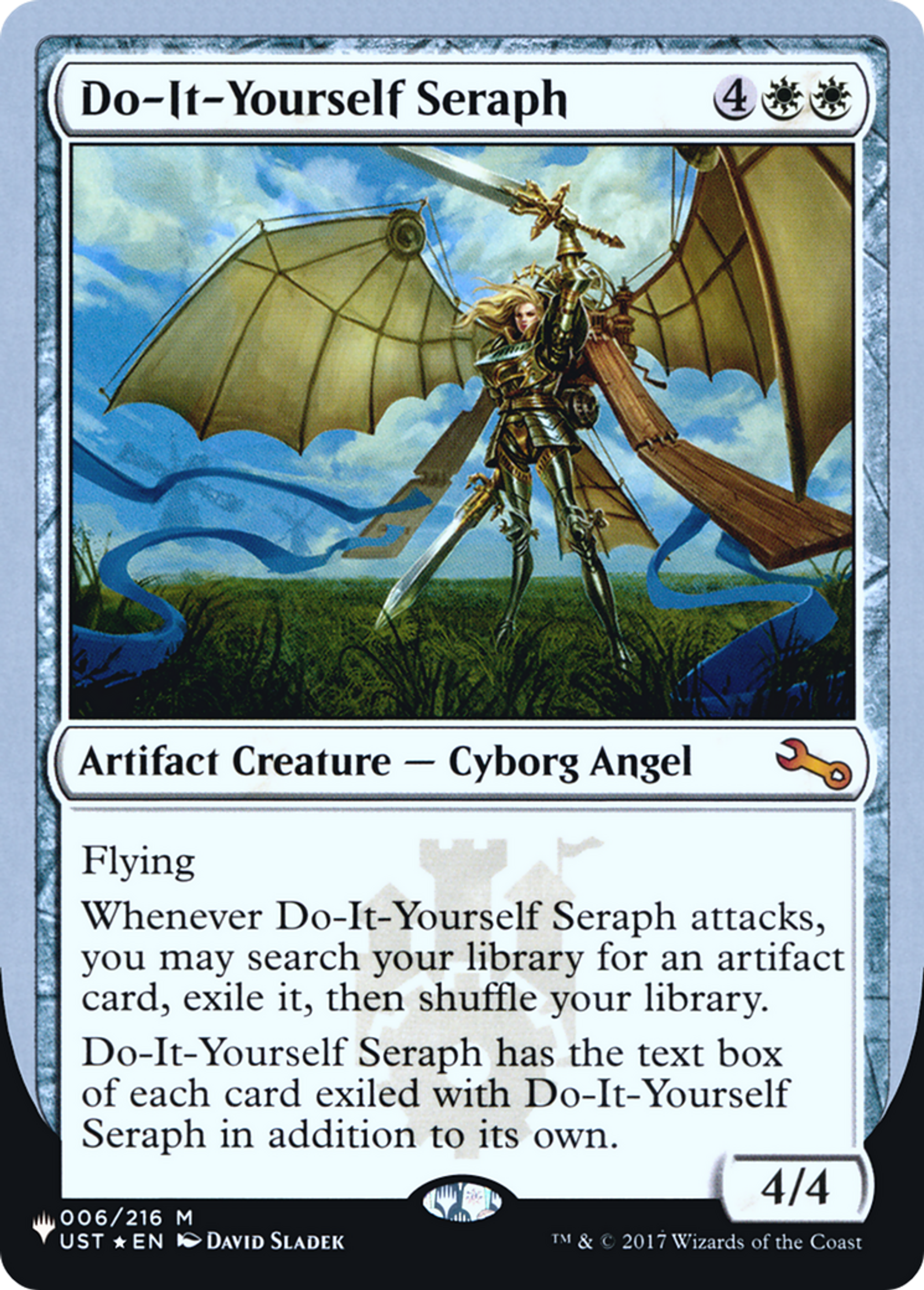 Do-It-Yourself Seraph — The List (Unfinity Foil Edition) — Magic: The Gathering