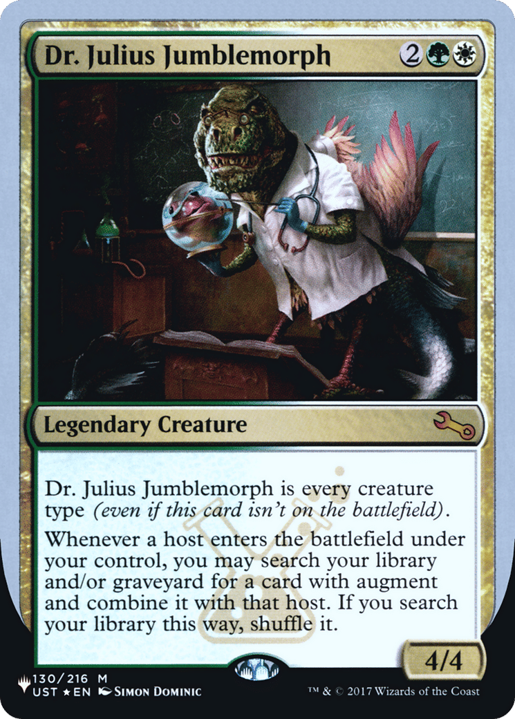 Dr. Julius Jumblemorph — The List (Unfinity Foil Edition) — Magic: The Gathering