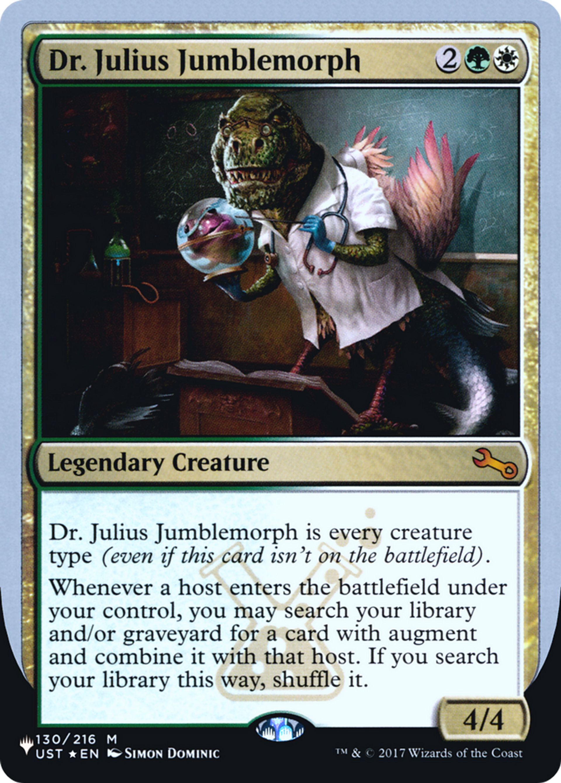 Dr. Julius Jumblemorph — The List (Unfinity Foil Edition) — Magic: The Gathering