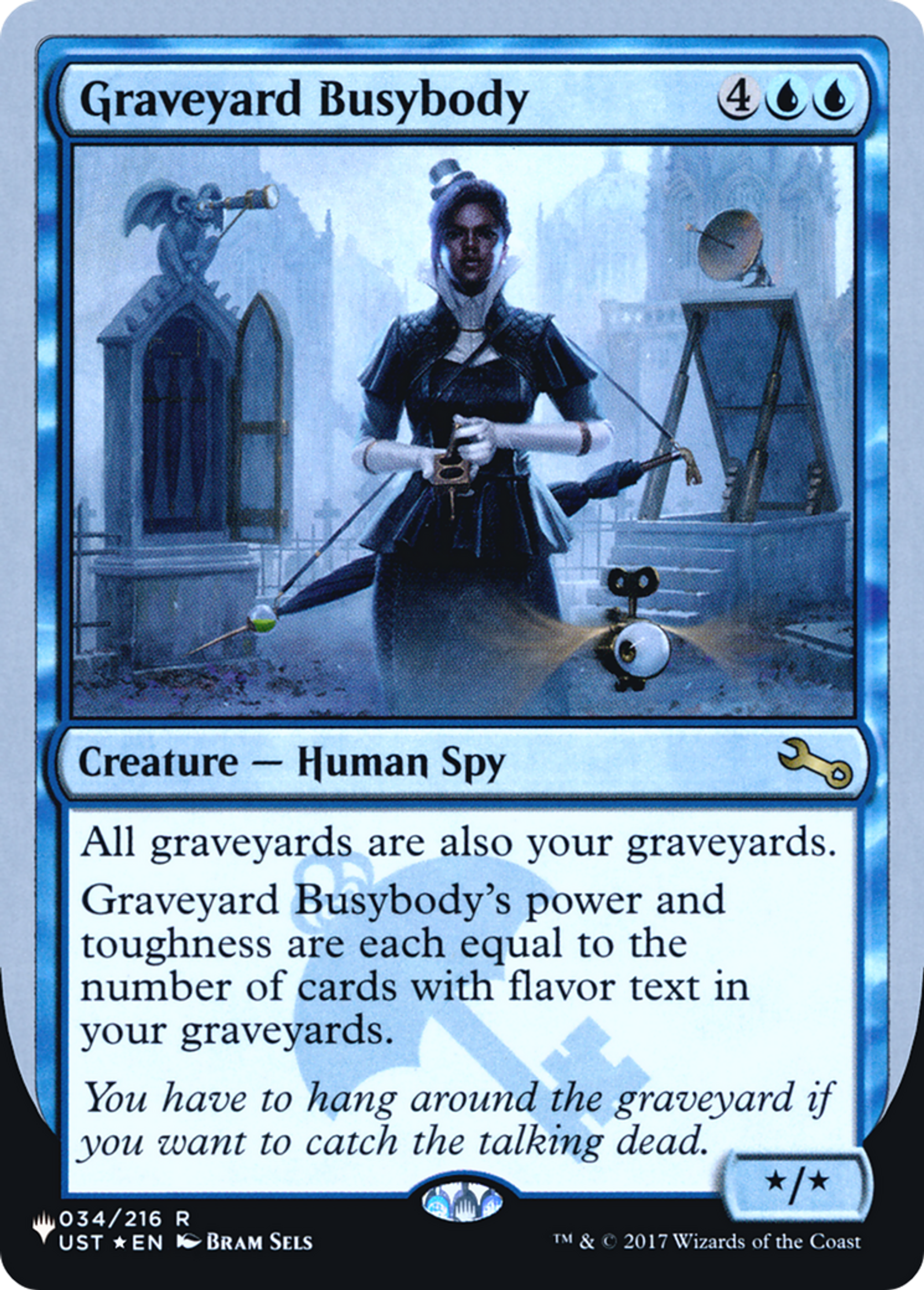 Graveyard Busybody — The List (Unfinity Foil Edition) — Magic: The Gathering