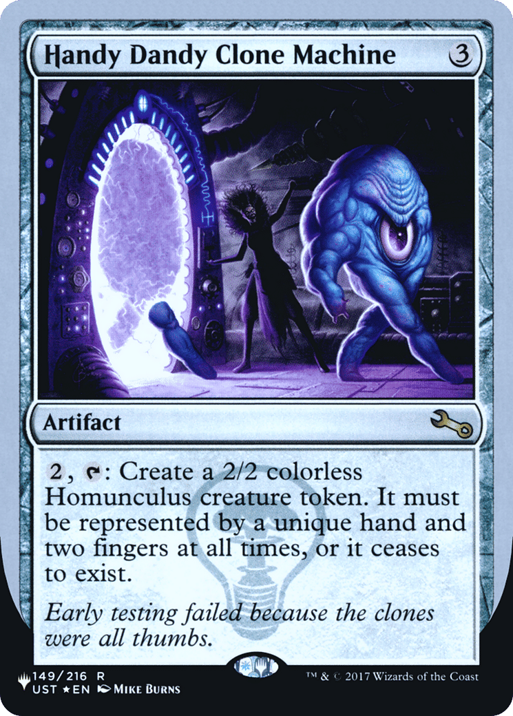 Handy Dandy Clone Machine — The List (Unfinity Foil Edition) — Magic: The Gathering