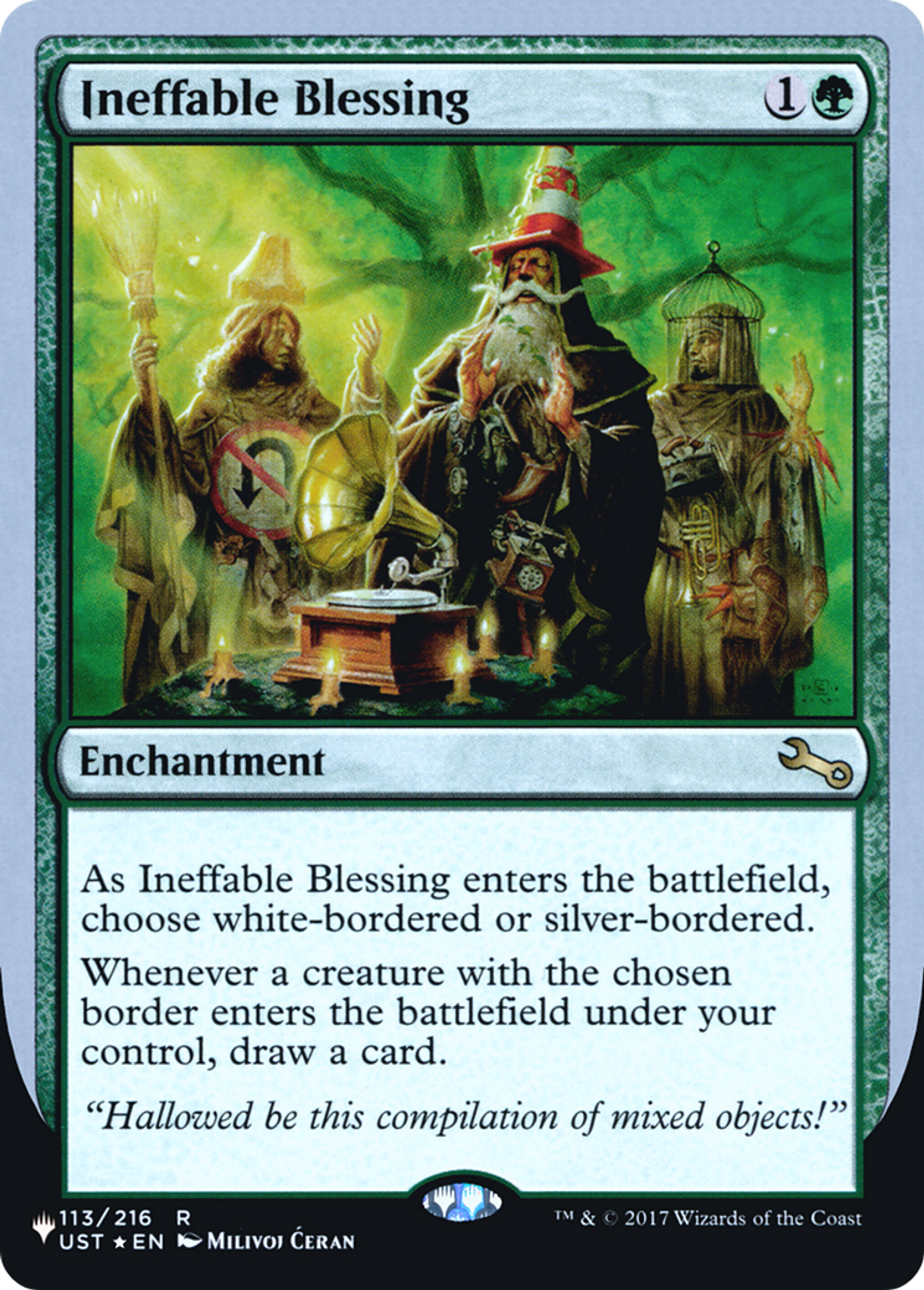 Ineffable Blessing — The List (Unfinity Foil Edition) — Magic: The Gathering