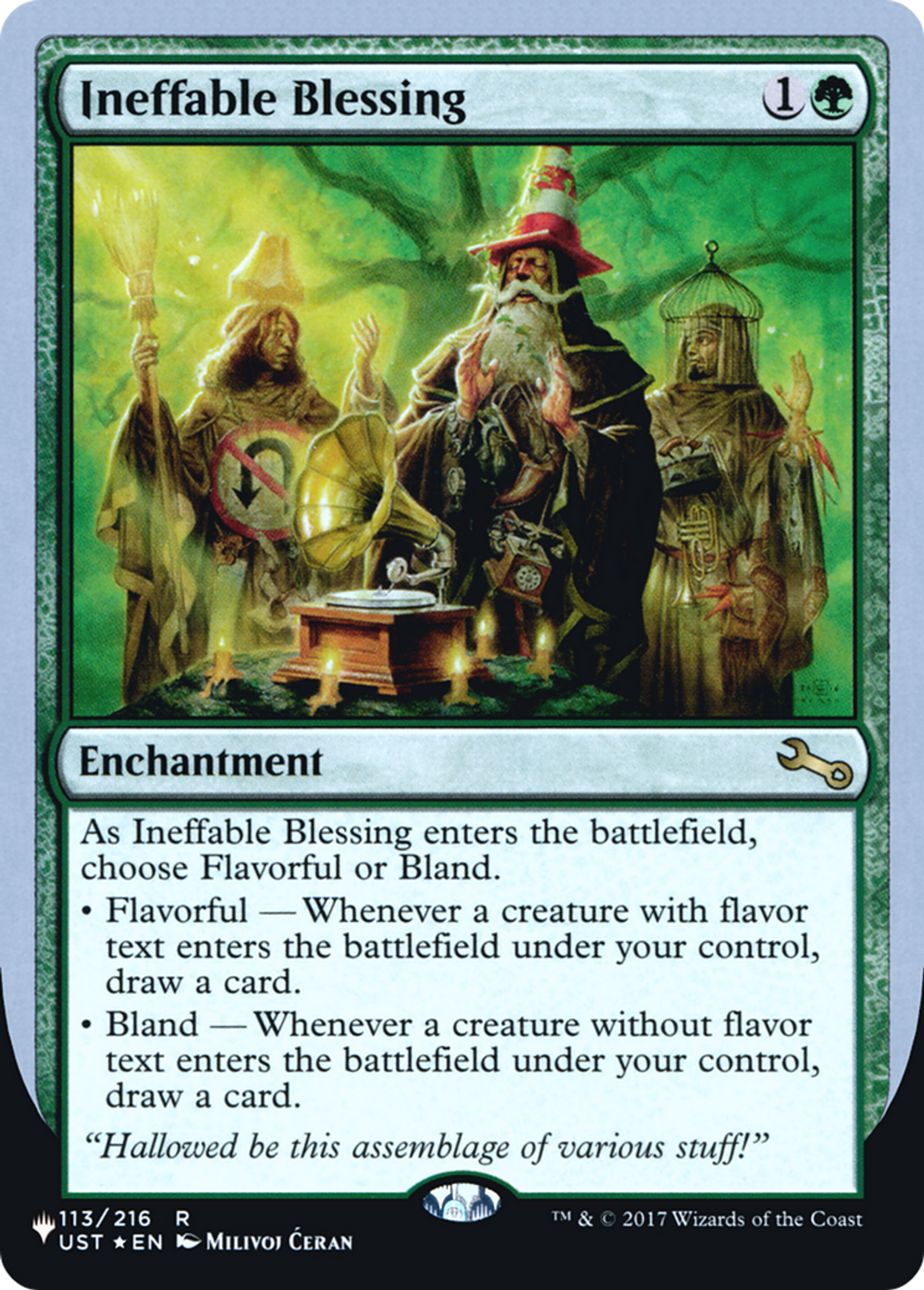 Ineffable Blessing — The List (Unfinity Foil Edition) — Magic: The Gathering