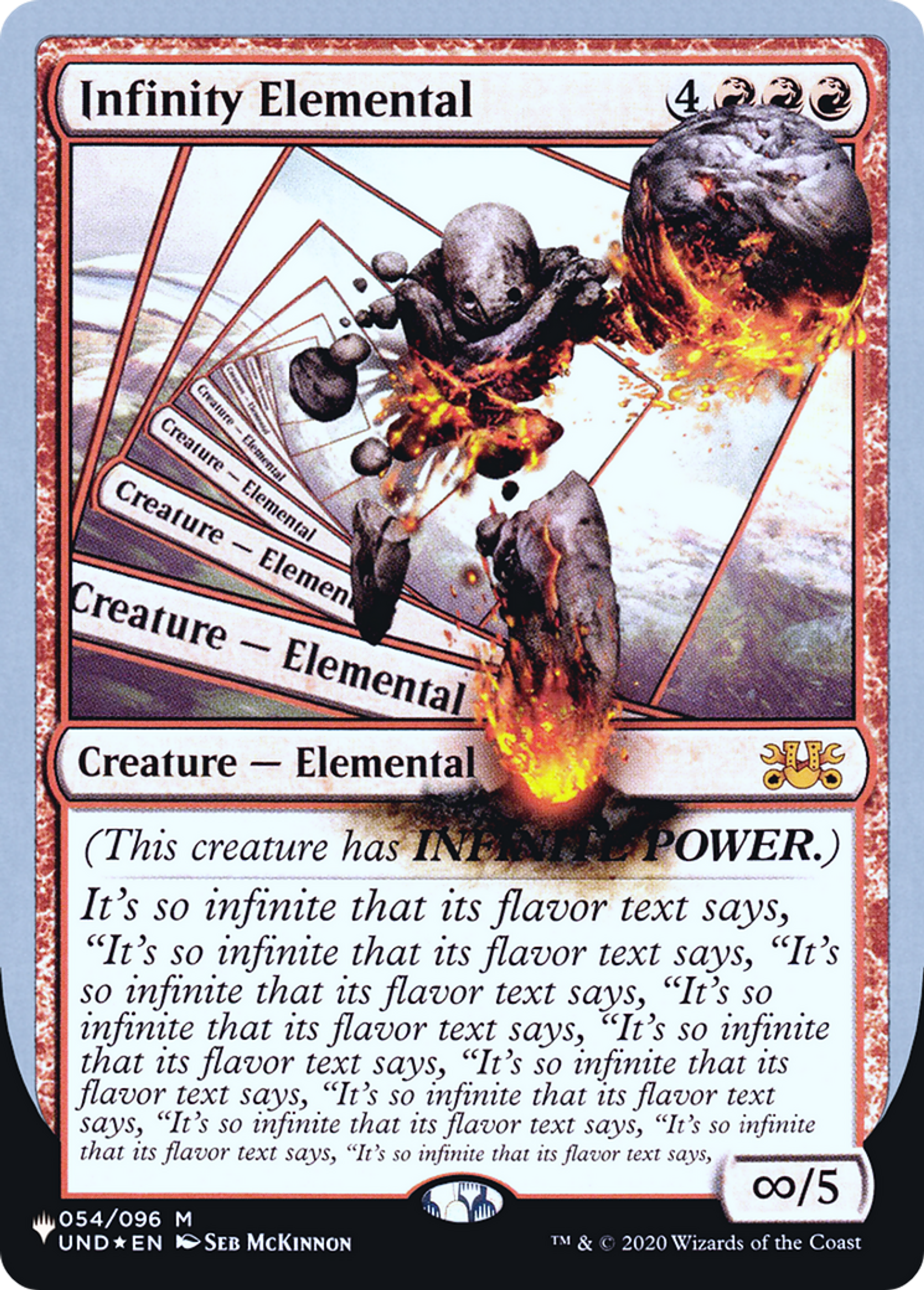 Infinity Elemental — The List (Unfinity Foil Edition) — Magic: The Gathering