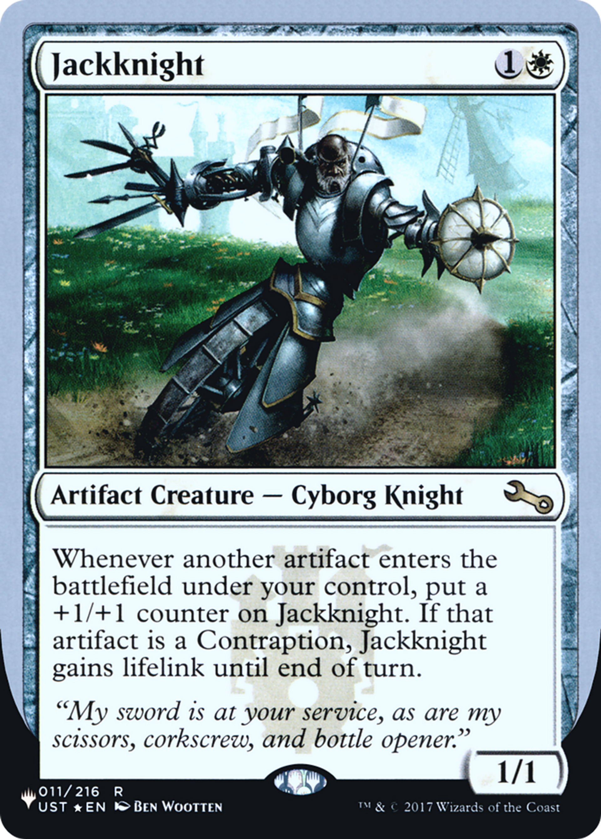 Jackknight — The List (Unfinity Foil Edition) — Magic: The Gathering