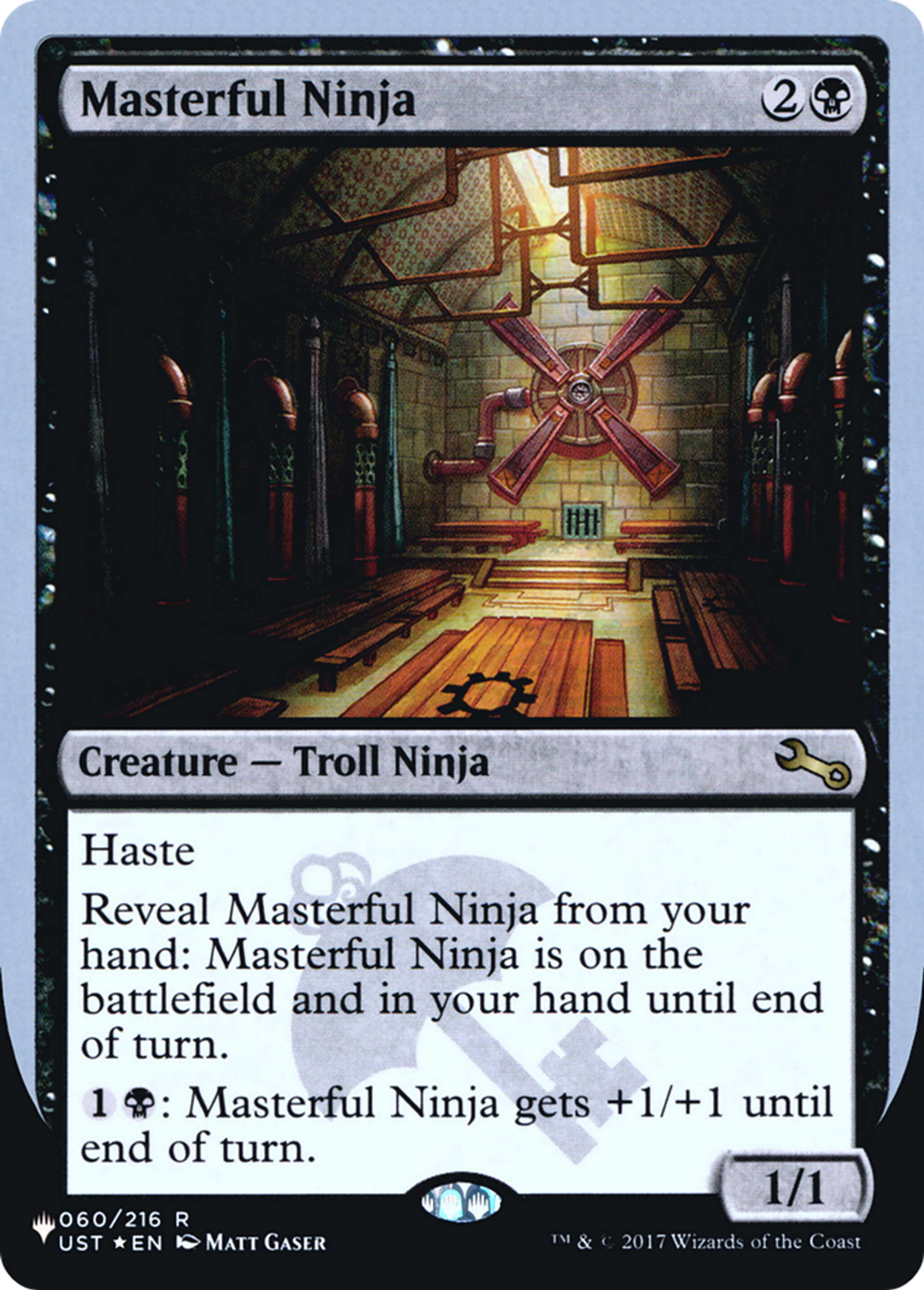 Masterful Ninja — The List (Unfinity Foil Edition) — Magic: The Gathering