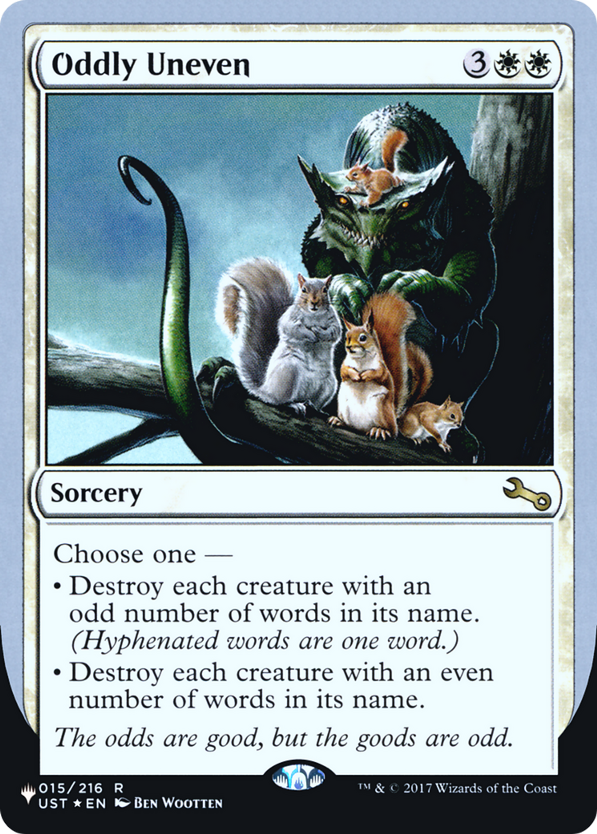 Oddly Uneven — The List (Unfinity Foil Edition) — Magic: The Gathering