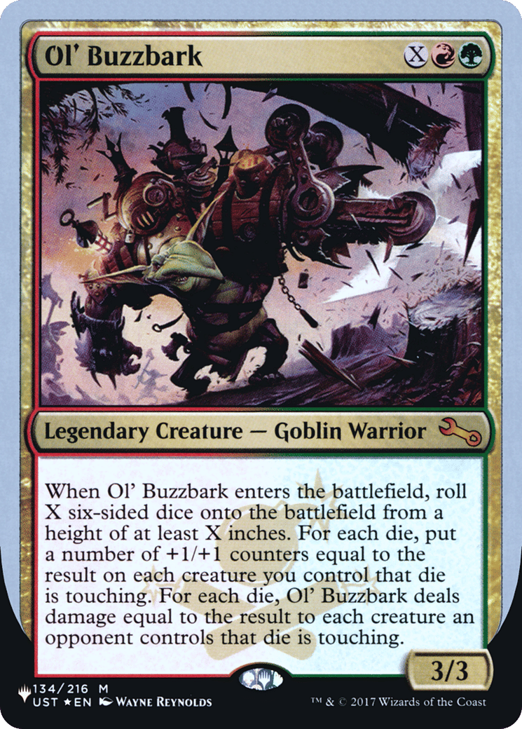 Ol' Buzzbark — The List (Unfinity Foil Edition) — Magic: The Gathering