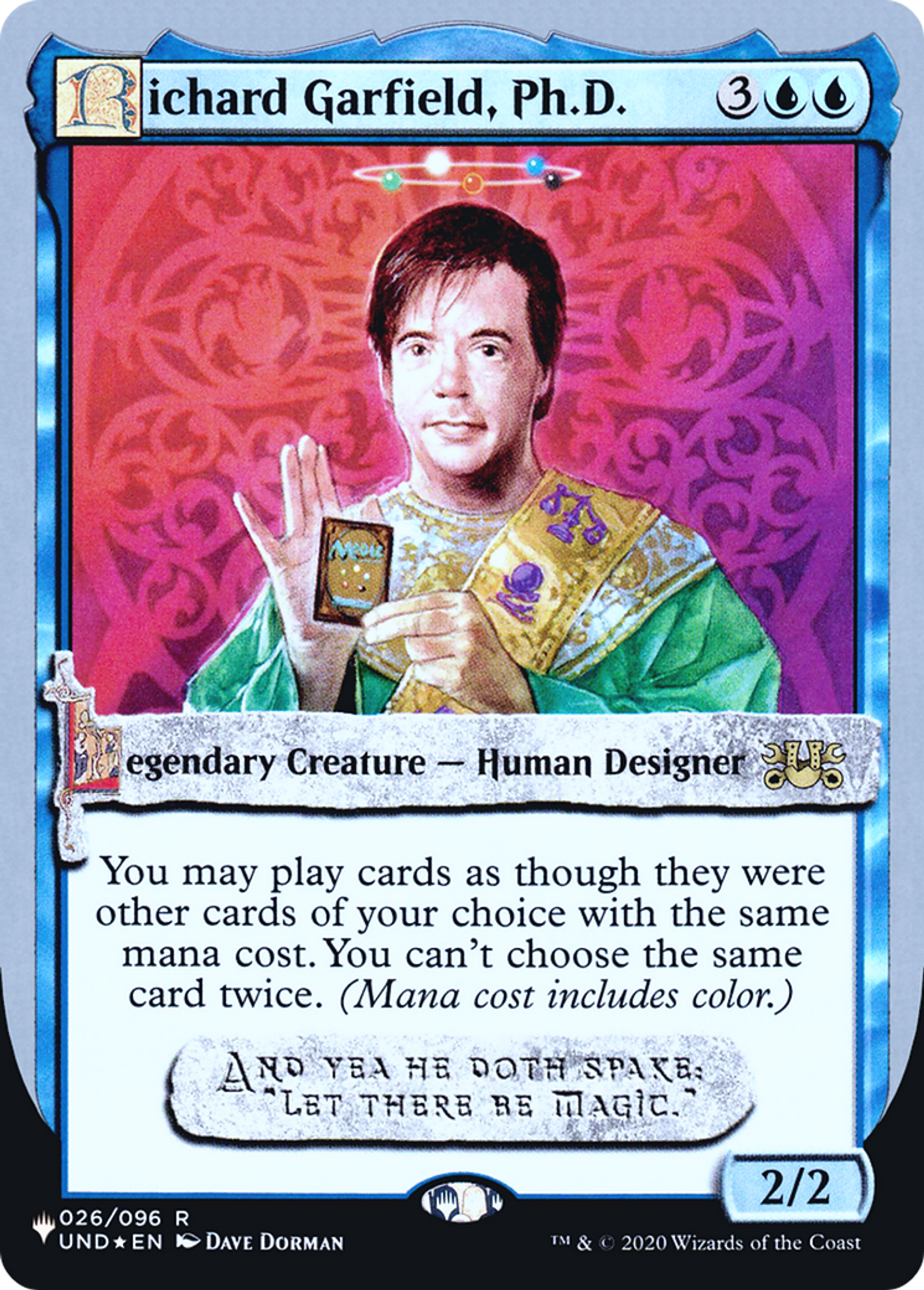 Richard Garfield, Ph.D. — The List (Unfinity Foil Edition) — Magic: The Gathering