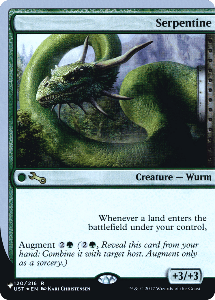 Serpentine — The List (Unfinity Foil Edition) — Magic: The Gathering