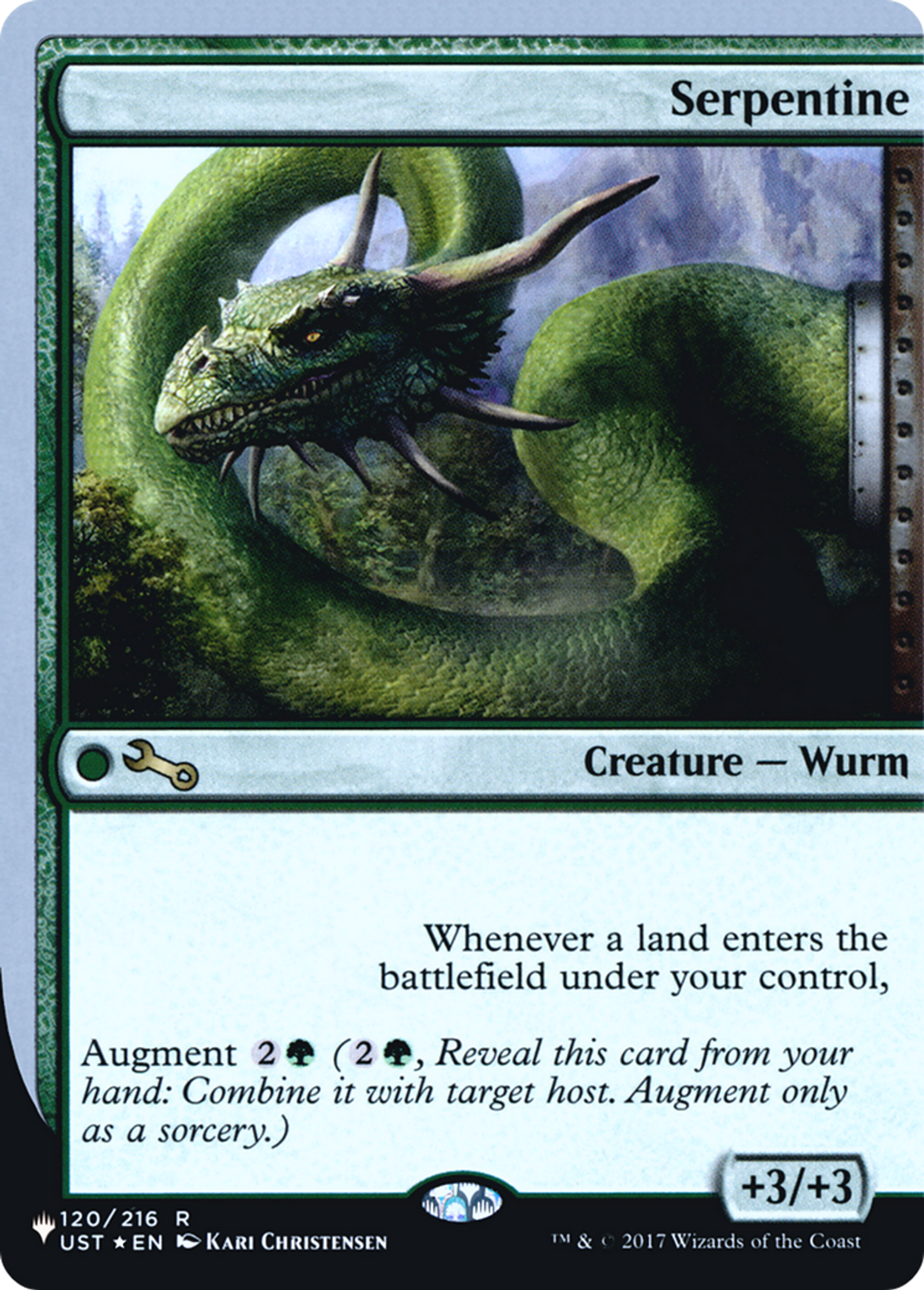 Serpentine — The List (Unfinity Foil Edition) — Magic: The Gathering