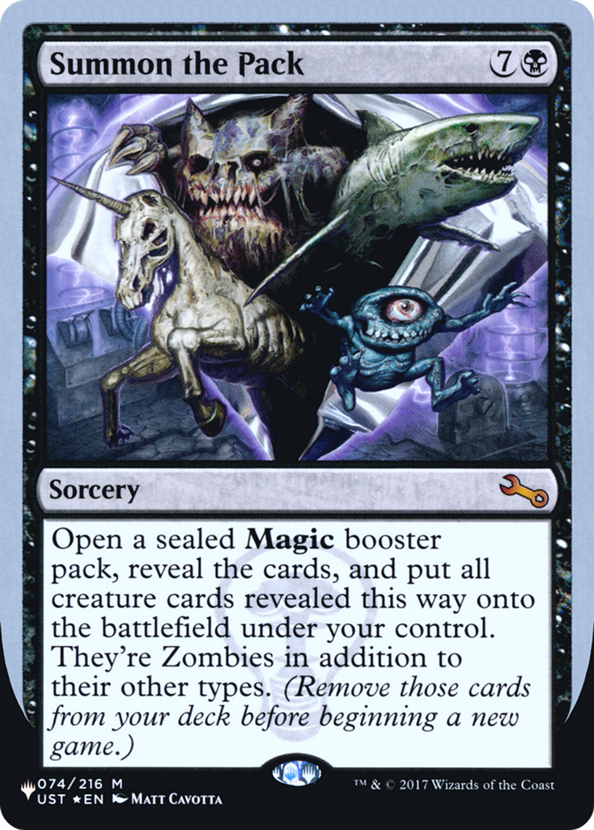 Summon the Pack — The List (Unfinity Foil Edition) — Magic: The Gathering