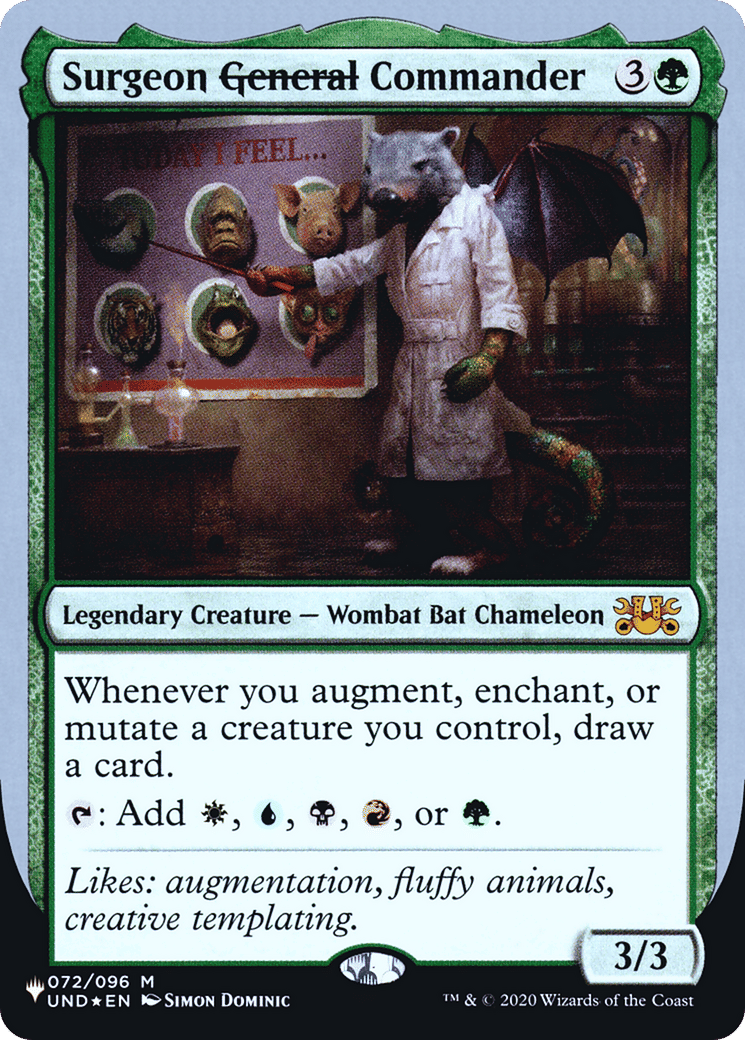 Surgeon General Commander — The List (Unfinity Foil Edition) — Magic: The Gathering