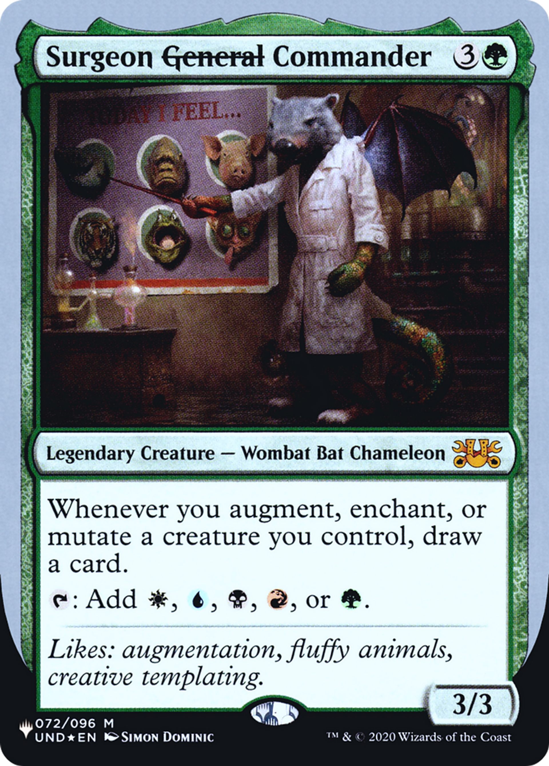 Surgeon General Commander — The List (Unfinity Foil Edition) — Magic: The Gathering