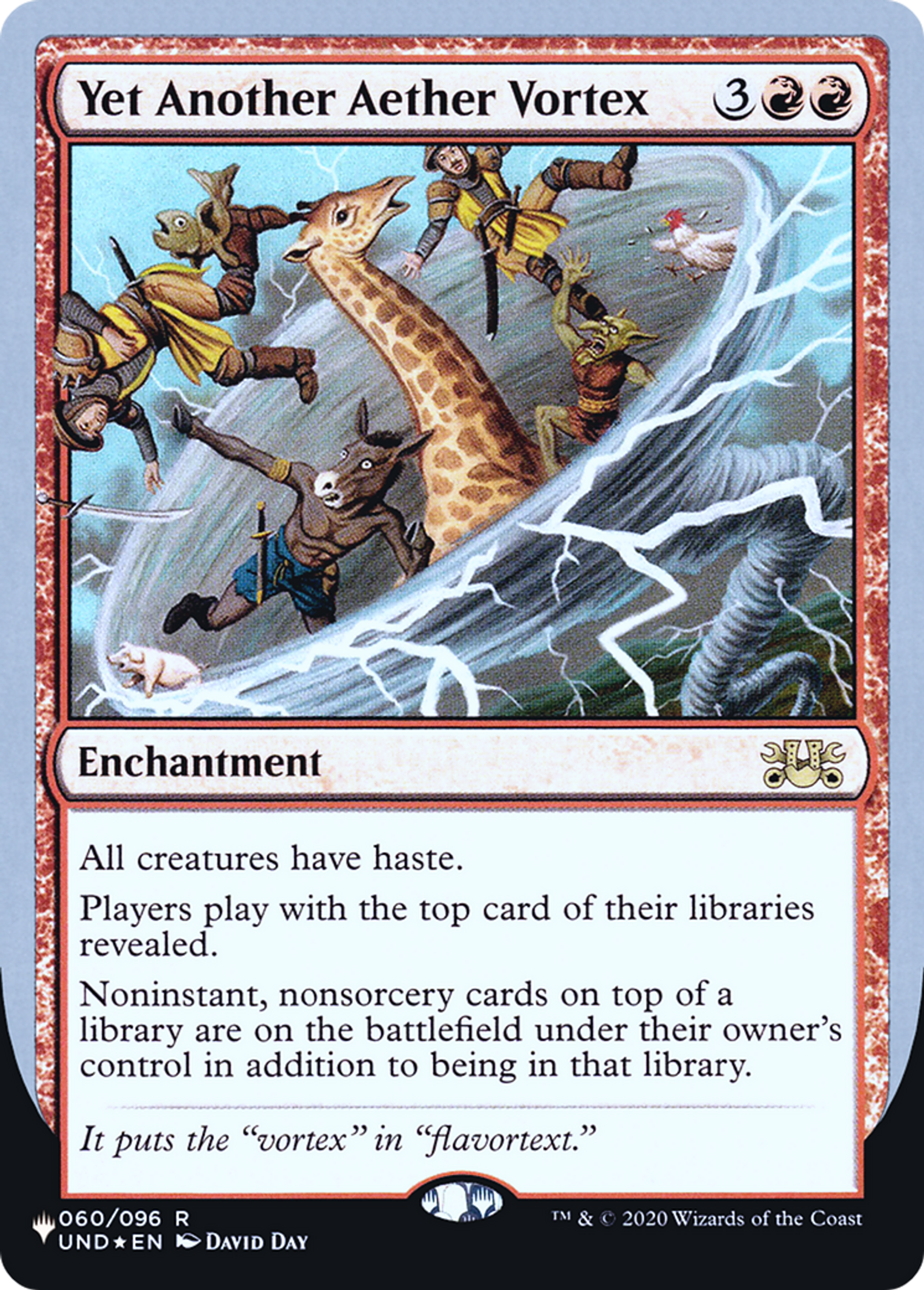 Yet Another Aether Vortex — The List (Unfinity Foil Edition) — Magic: The Gathering