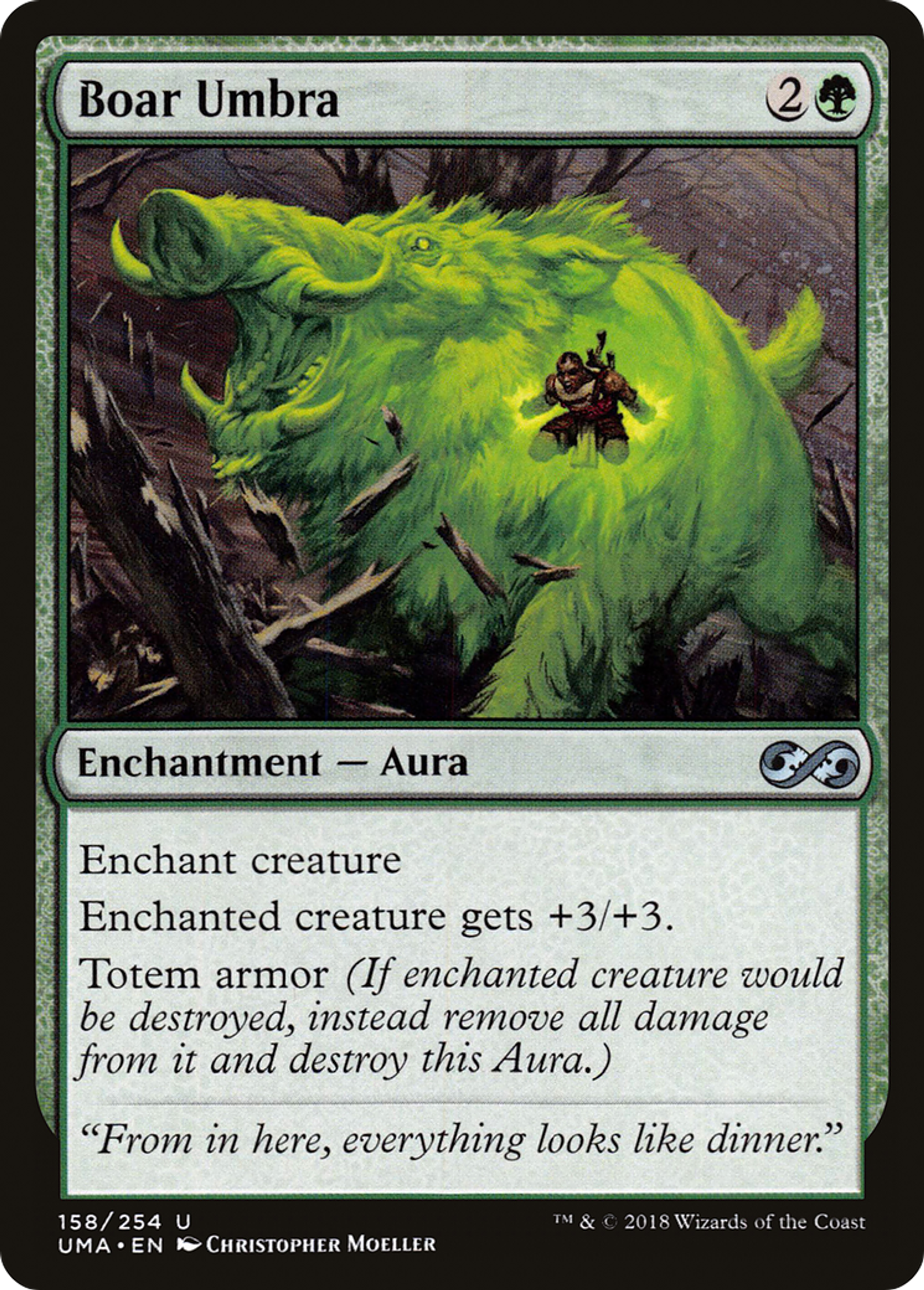 Boar Umbra — Ultimate Masters — Magic: The Gathering