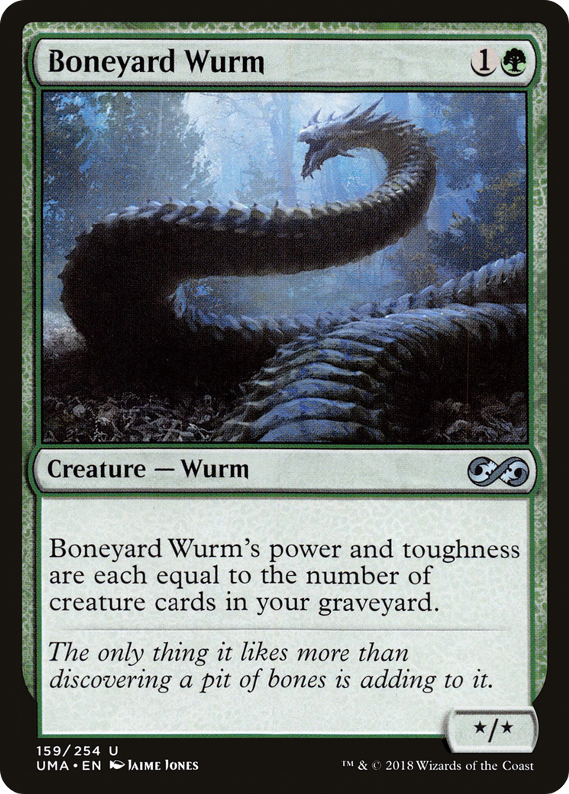 Boneyard Wurm — Ultimate Masters — Magic: The Gathering