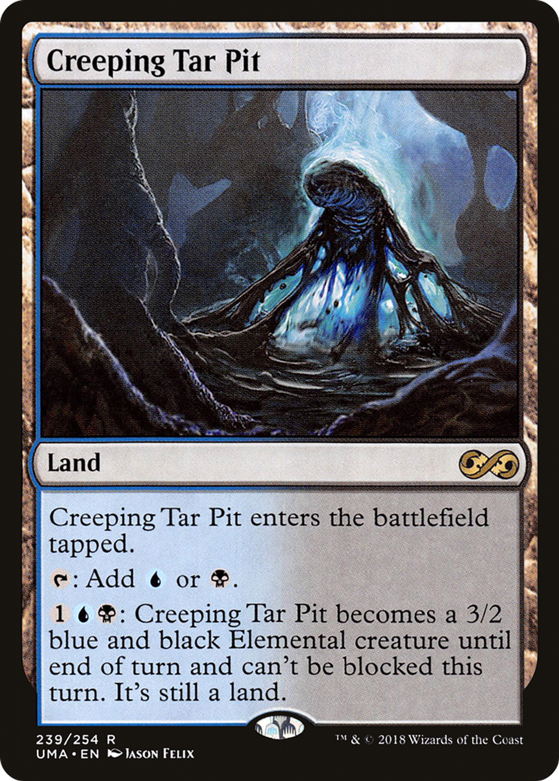 Creeping Tar Pit — Ultimate Masters — Magic: The Gathering