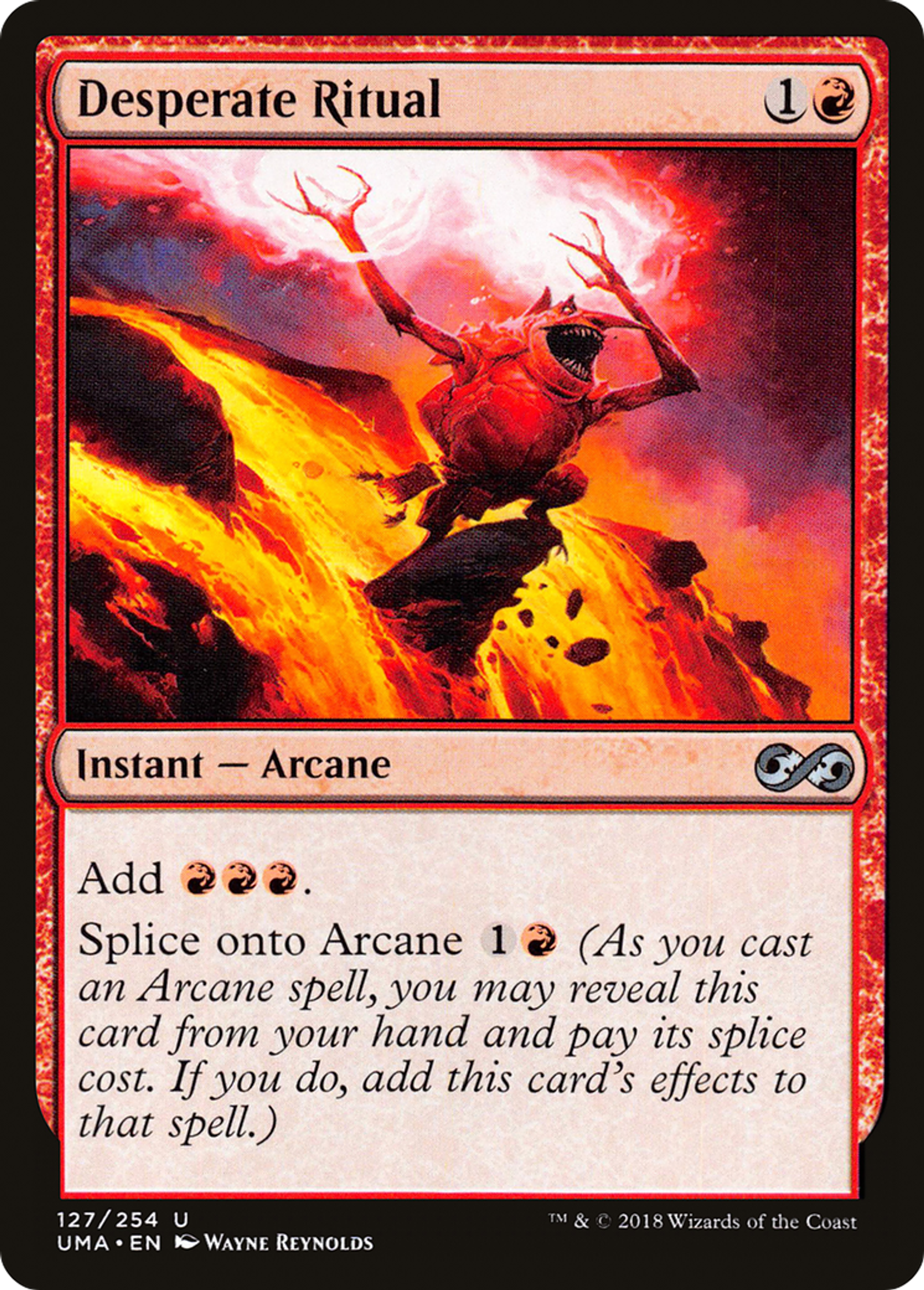 Desperate Ritual — Ultimate Masters — Magic: The Gathering