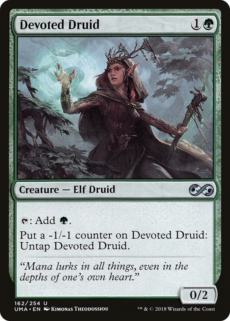 Devoted Druid — Ultimate Masters — Magic: The Gathering