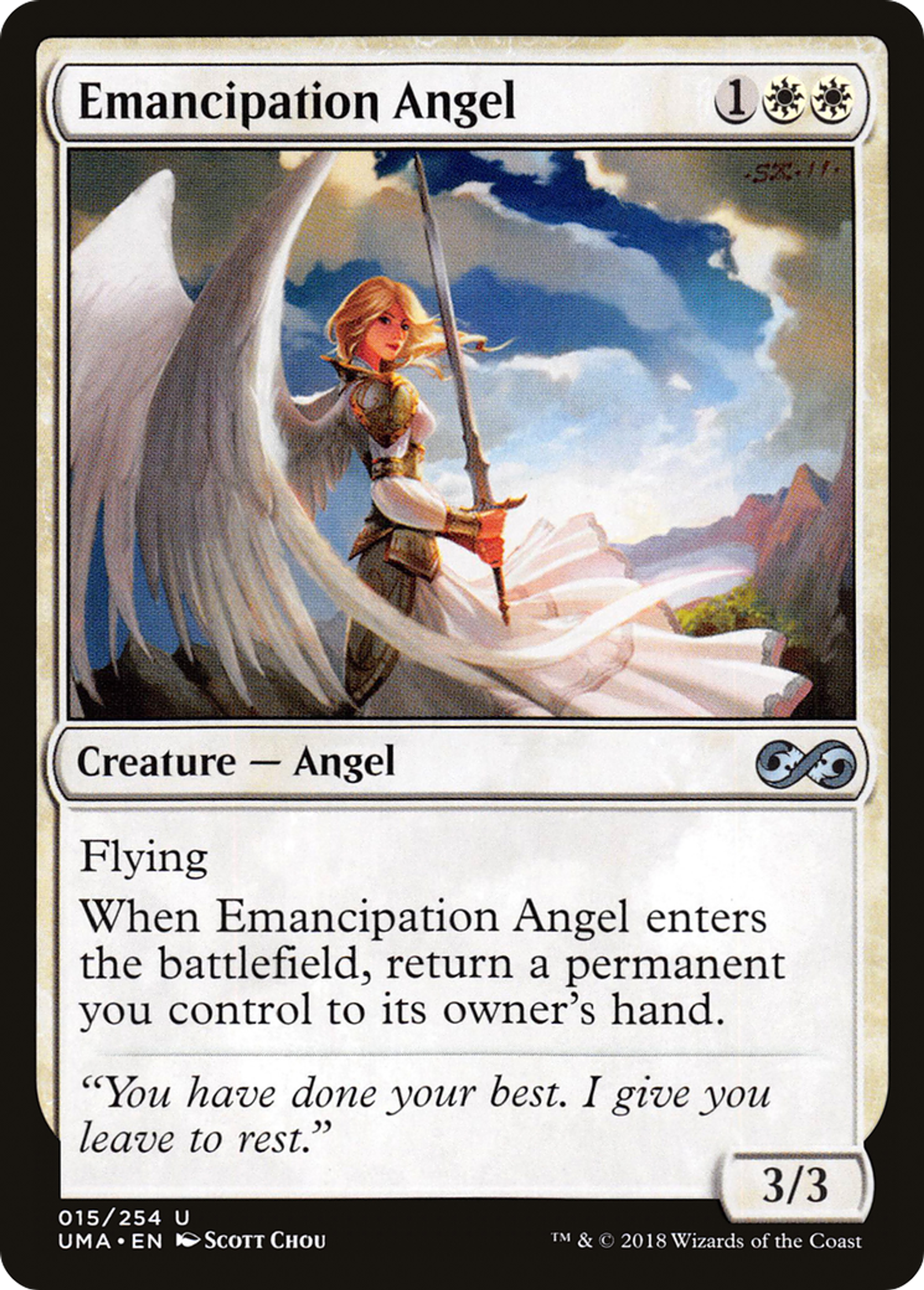 Emancipation Angel — Ultimate Masters — Magic: The Gathering