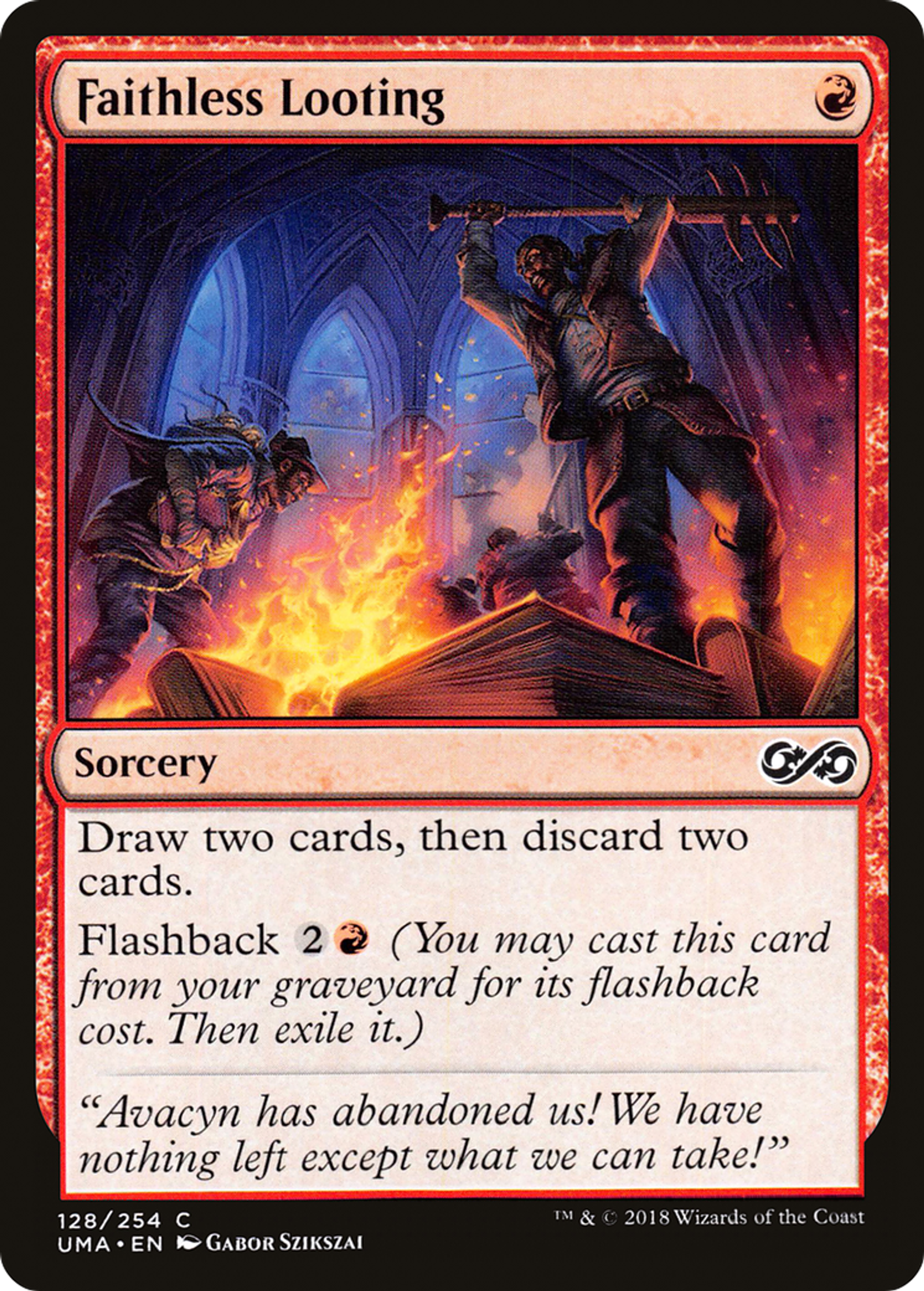 Faithless Looting — Ultimate Masters — Magic: The Gathering