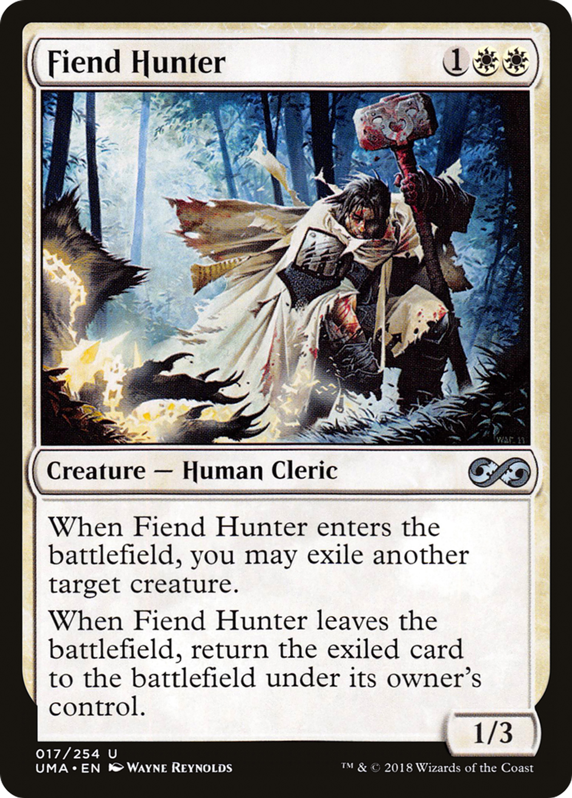 Fiend Hunter — Ultimate Masters — Magic: The Gathering