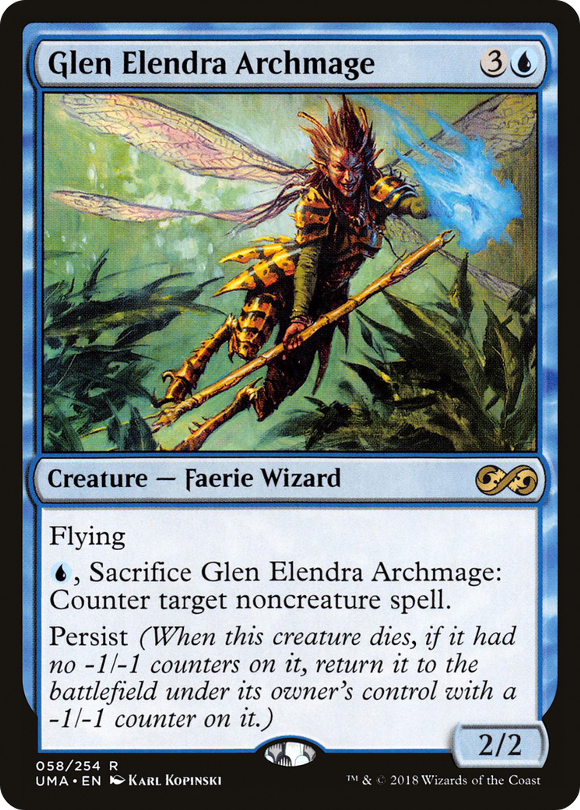 Glen Elendra Archmage — Ultimate Masters — Magic: The Gathering