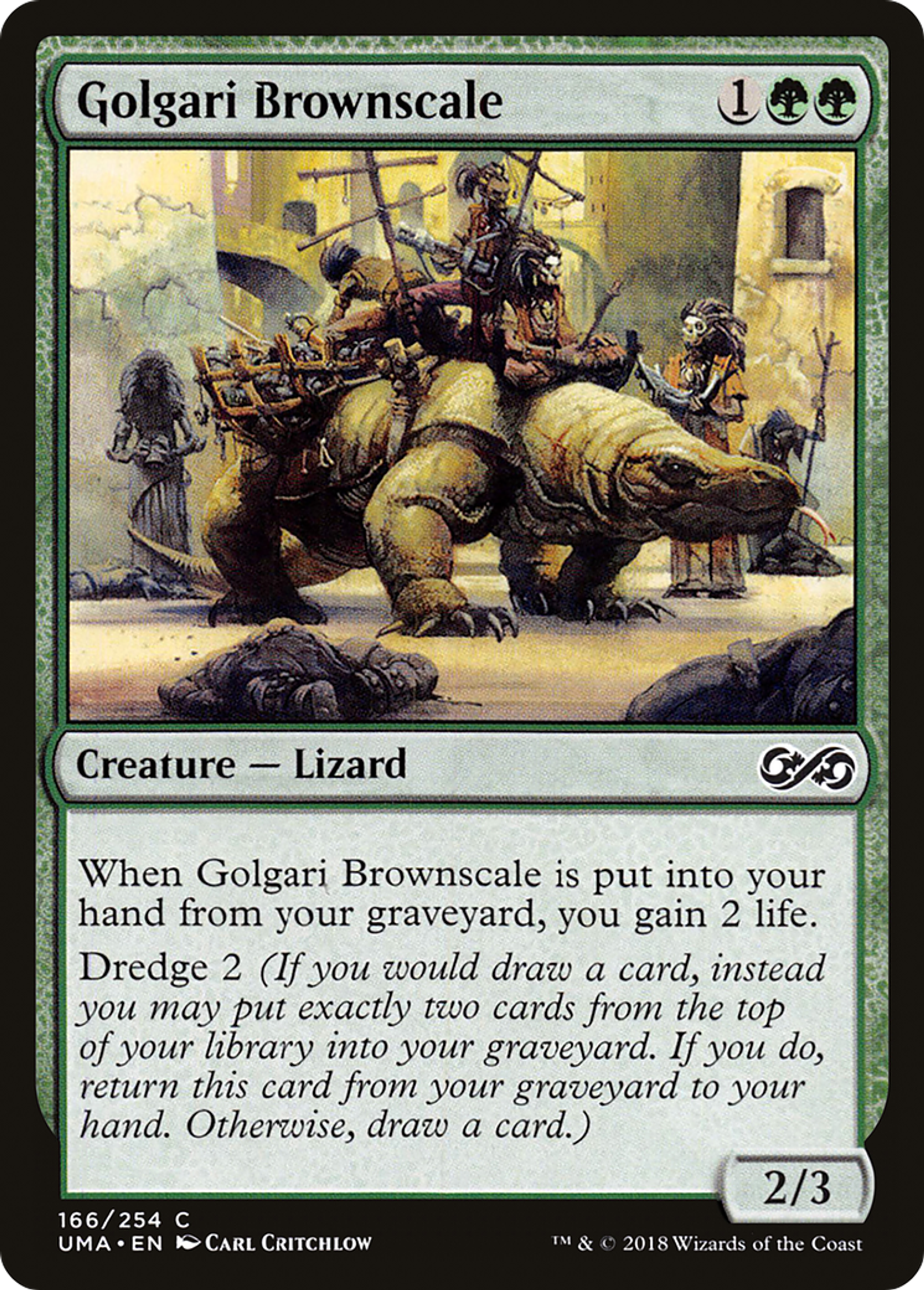 Golgari Brownscale — Ultimate Masters — Magic: The Gathering
