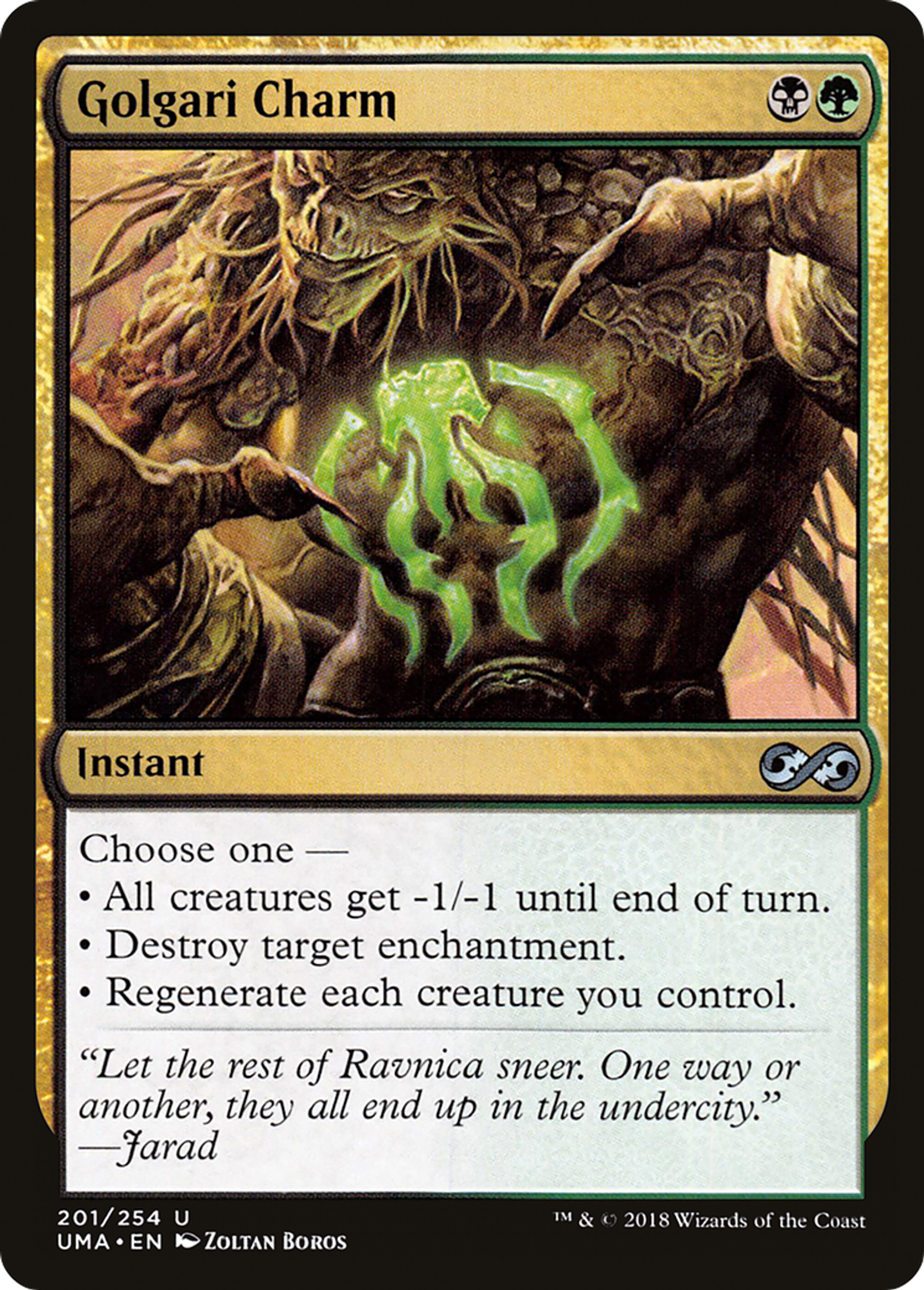 Golgari Charm — Ultimate Masters — Magic: The Gathering