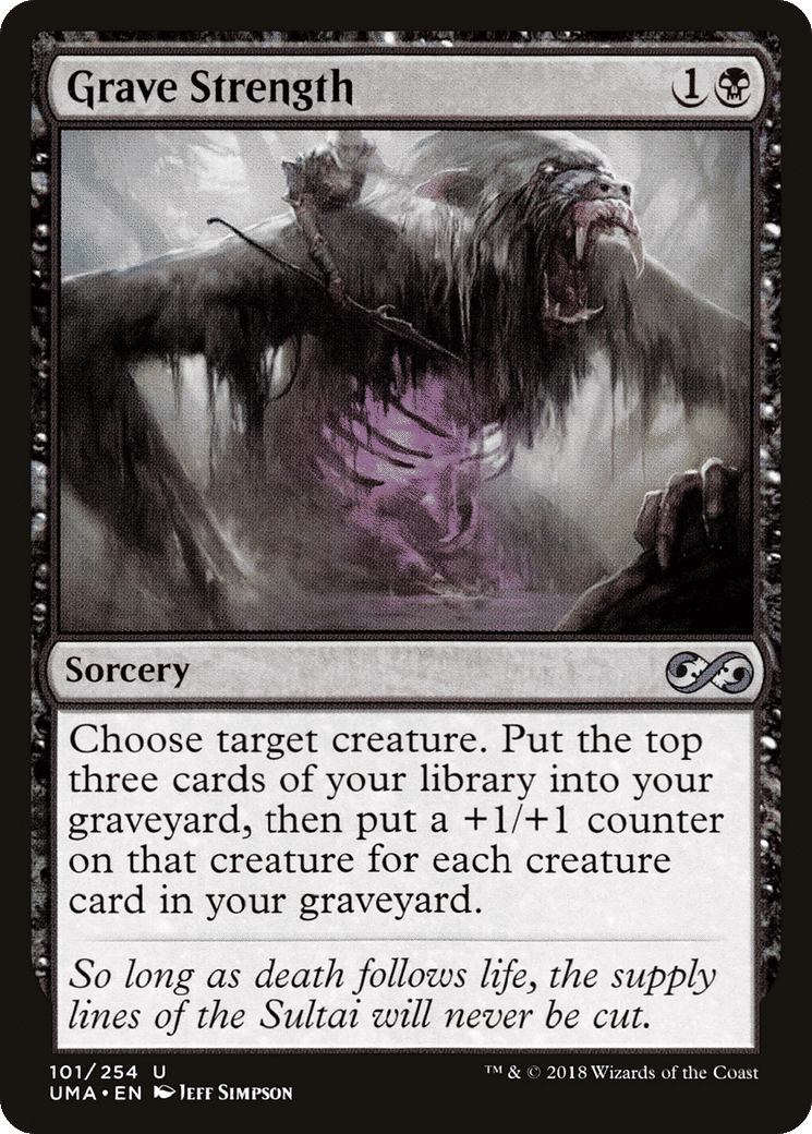 Grave Strength — Ultimate Masters — Magic: The Gathering