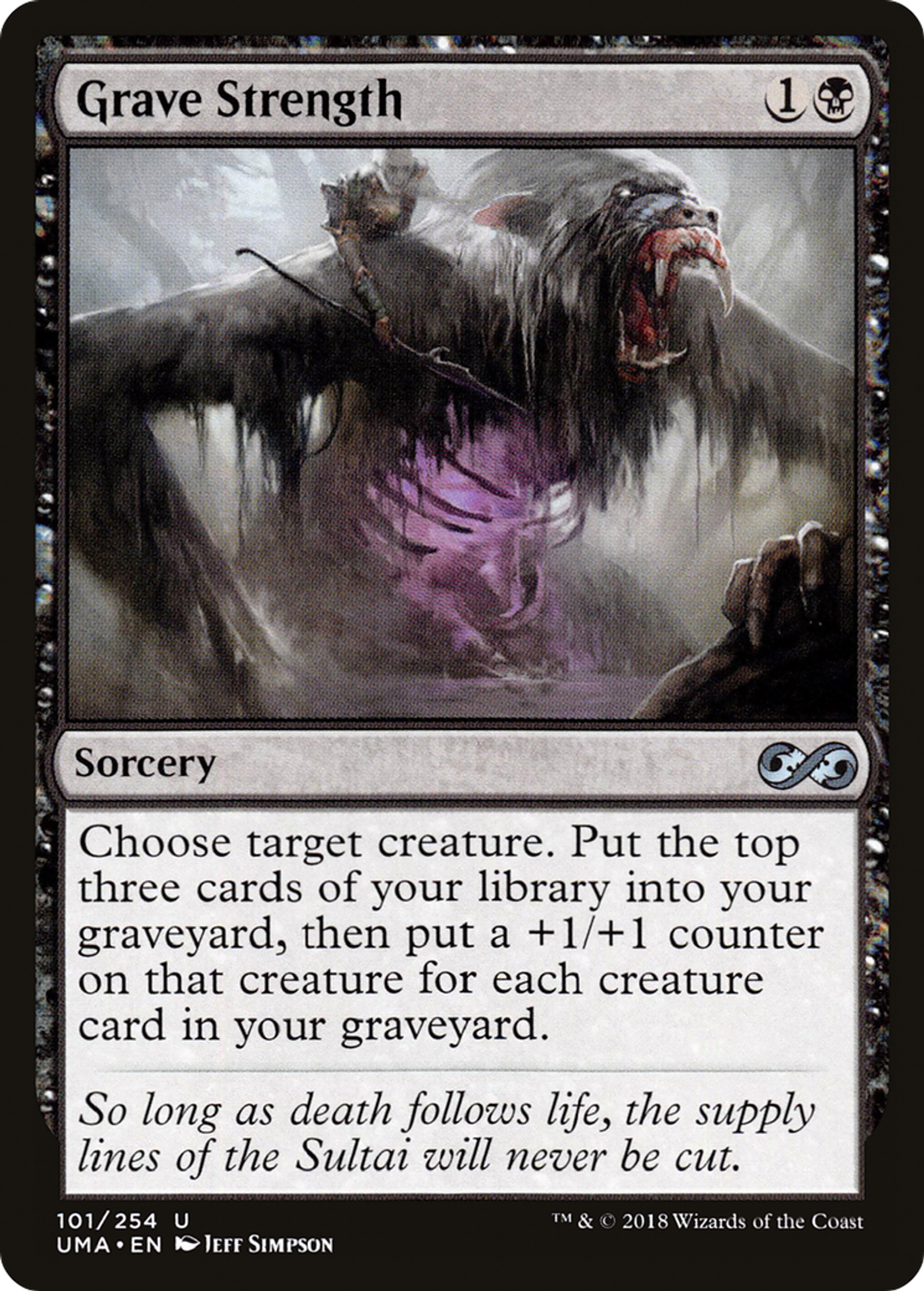 Grave Strength — Ultimate Masters — Magic: The Gathering